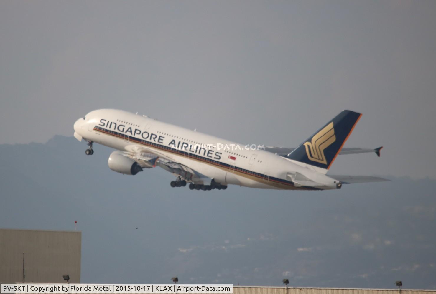 9V-SKT, 2012 Airbus A380-841 C/N 092, LAX spotting