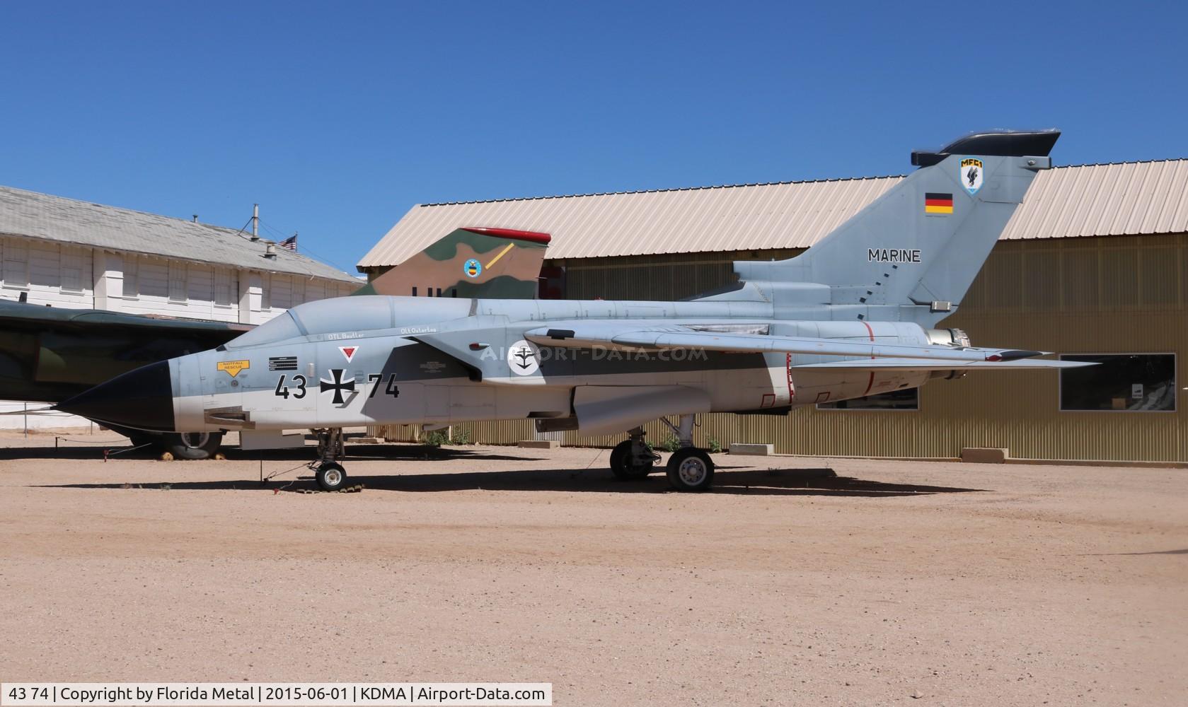 43 74, Panavia Tornado IDS C/N 193/GS047/4074, PIMA 2015