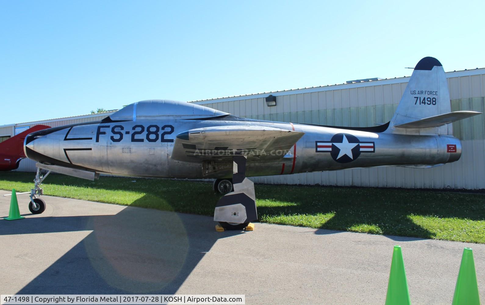 47-1498, 1947 Republic F-84C Thunderjet C/N Not found 47-1498, Air Venture 2017
