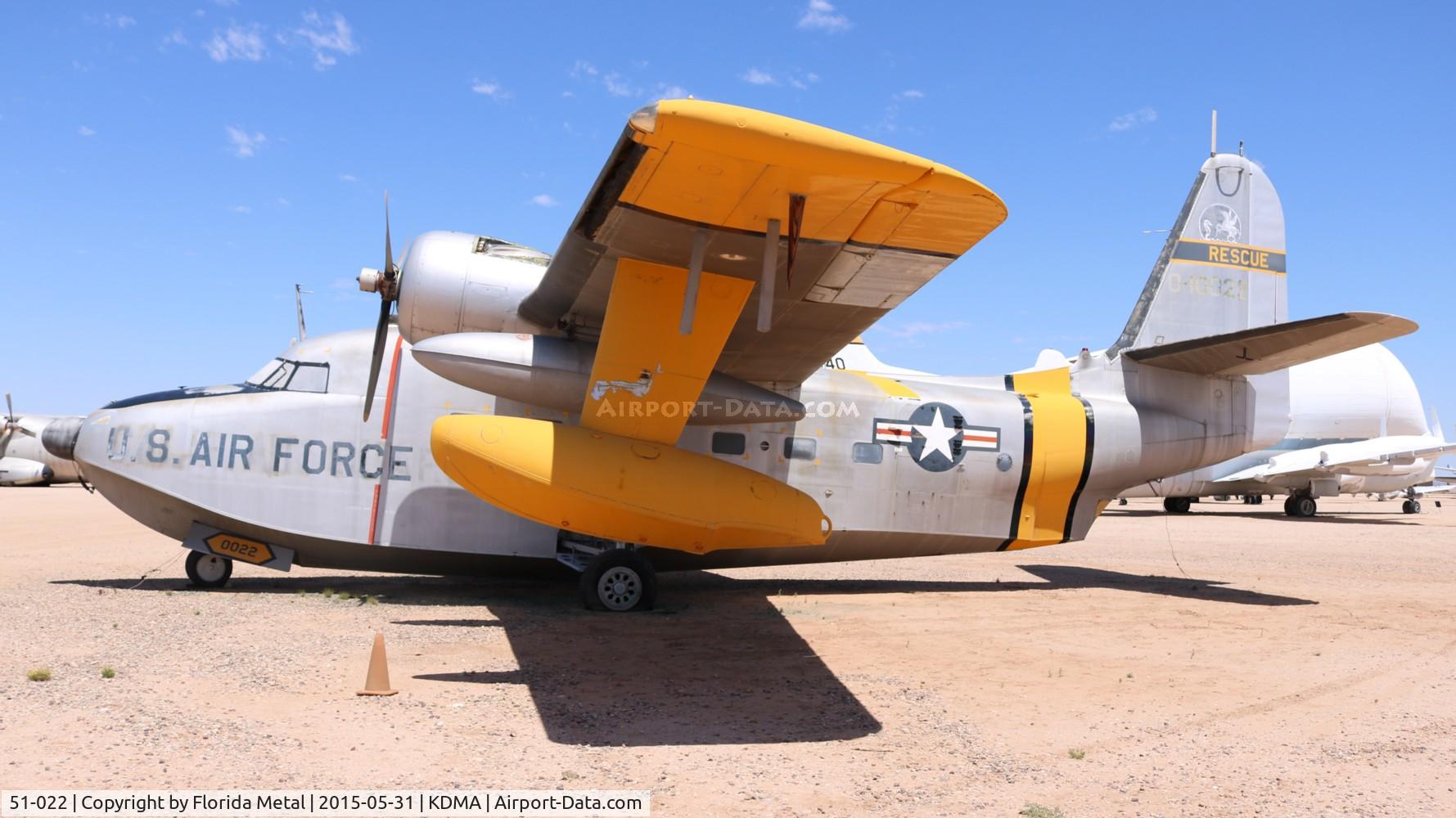 51-022, 1951 Grumman HU-16A Albatross C/N G-96, PIMA 2015