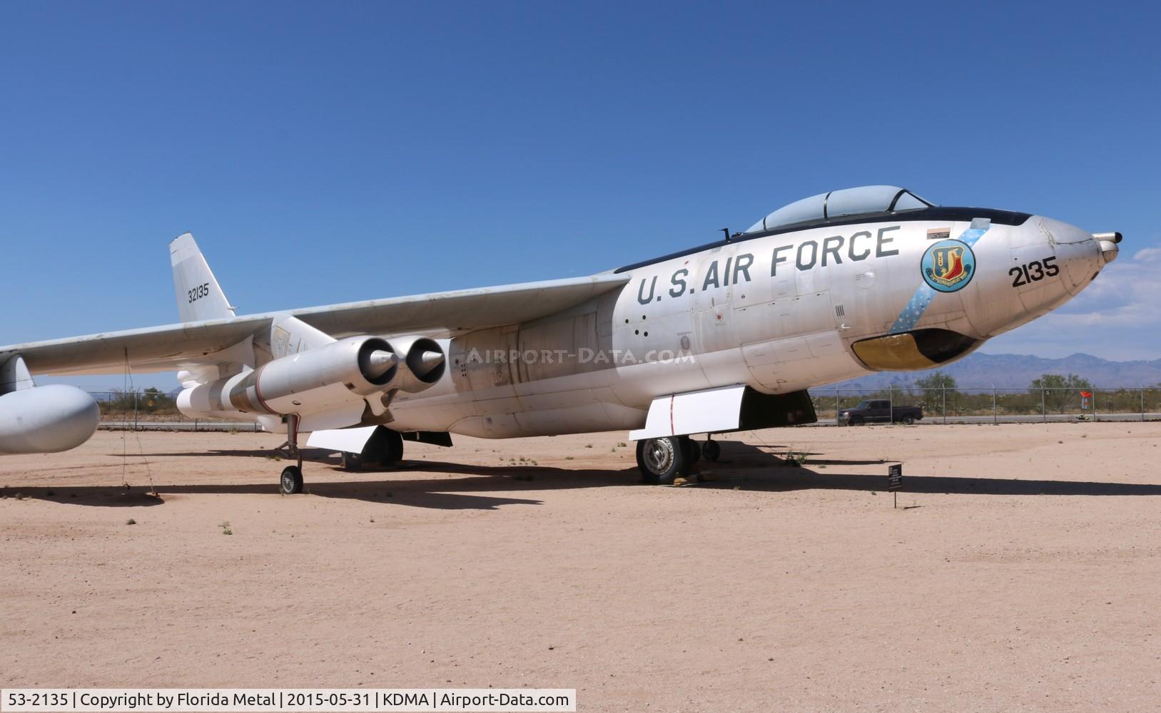 53-2135, 1953 Douglas-Tulsa EB-47E-55-DT Stratojet C/N 44481, PIMA 2015