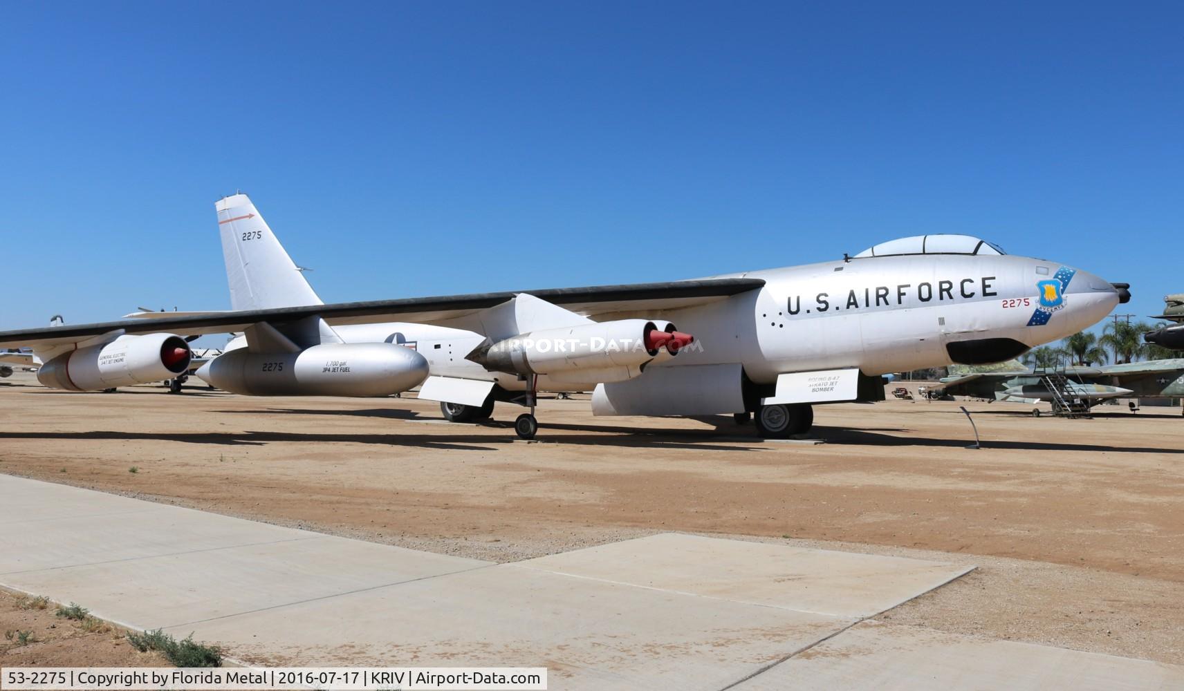 53-2275, 1953 Boeing B-47E Stratojet C/N 4501088, March AFB
