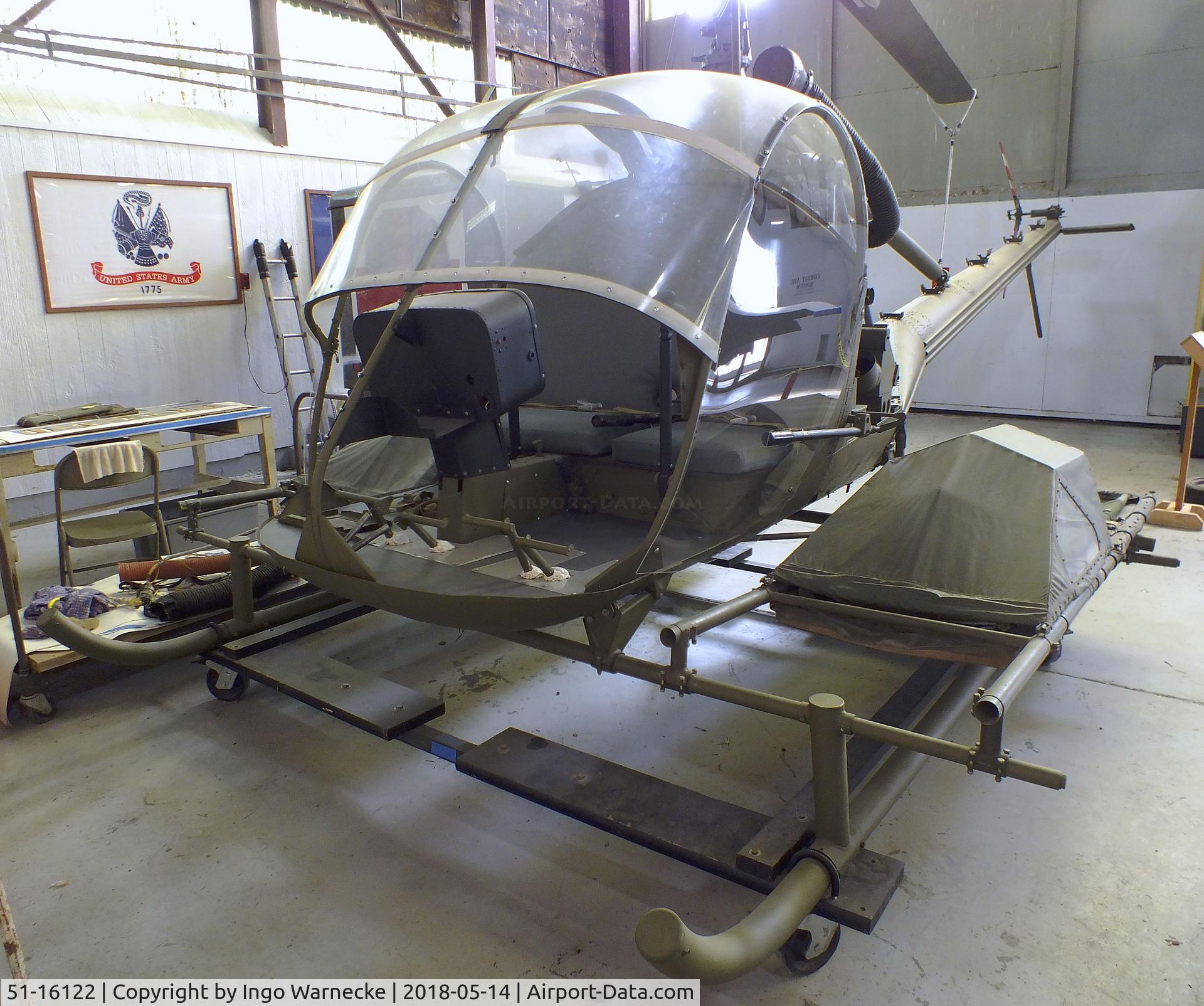 51-16122, Hiller H-23A Raven C/N 276, Hiller H-23A Raven at the Combat Air Museum, Topeka KS
