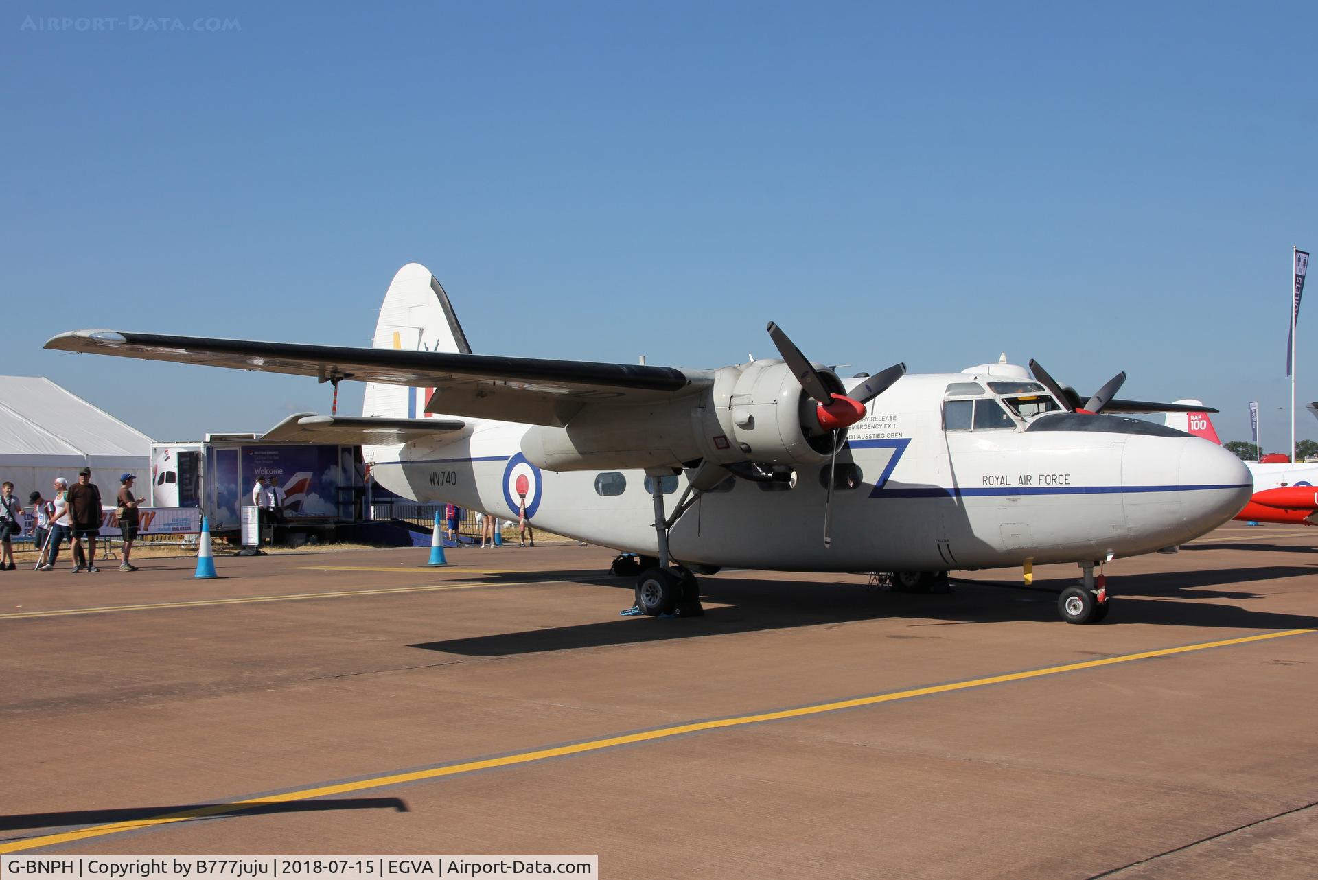 G-BNPH, 1955 Hunting Percival P-66 Pembroke C1 C/N PAC/66/027, at TATOO 2018