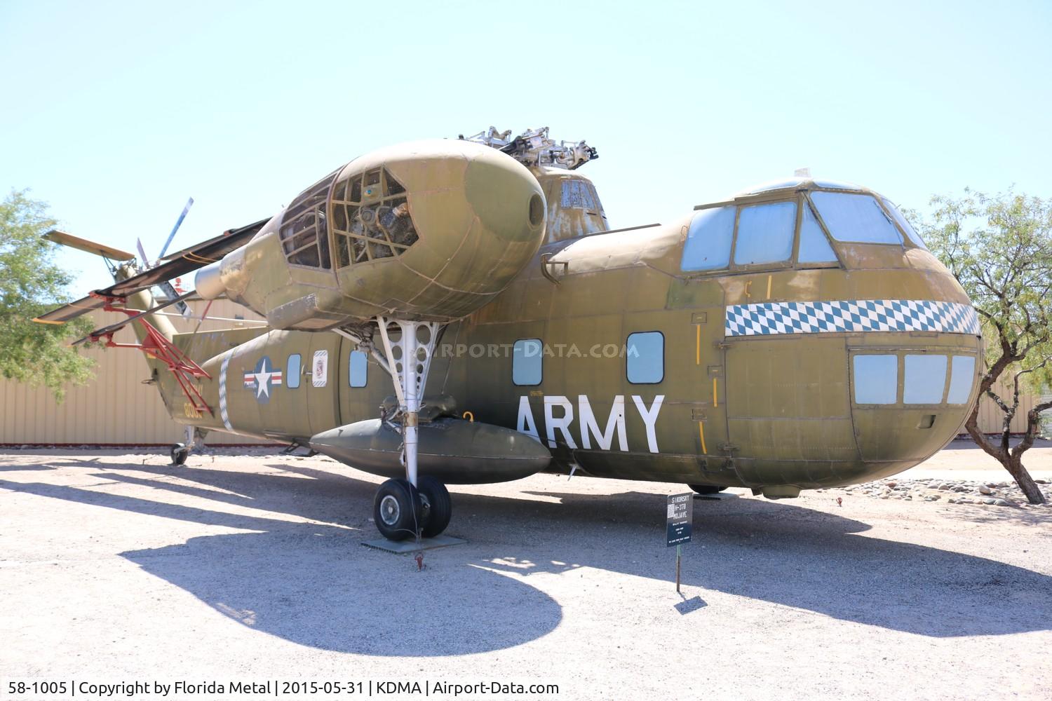 58-1005, 1958 Sikorsky CH-37B Mojave C/N 17850, PIMA 2015
