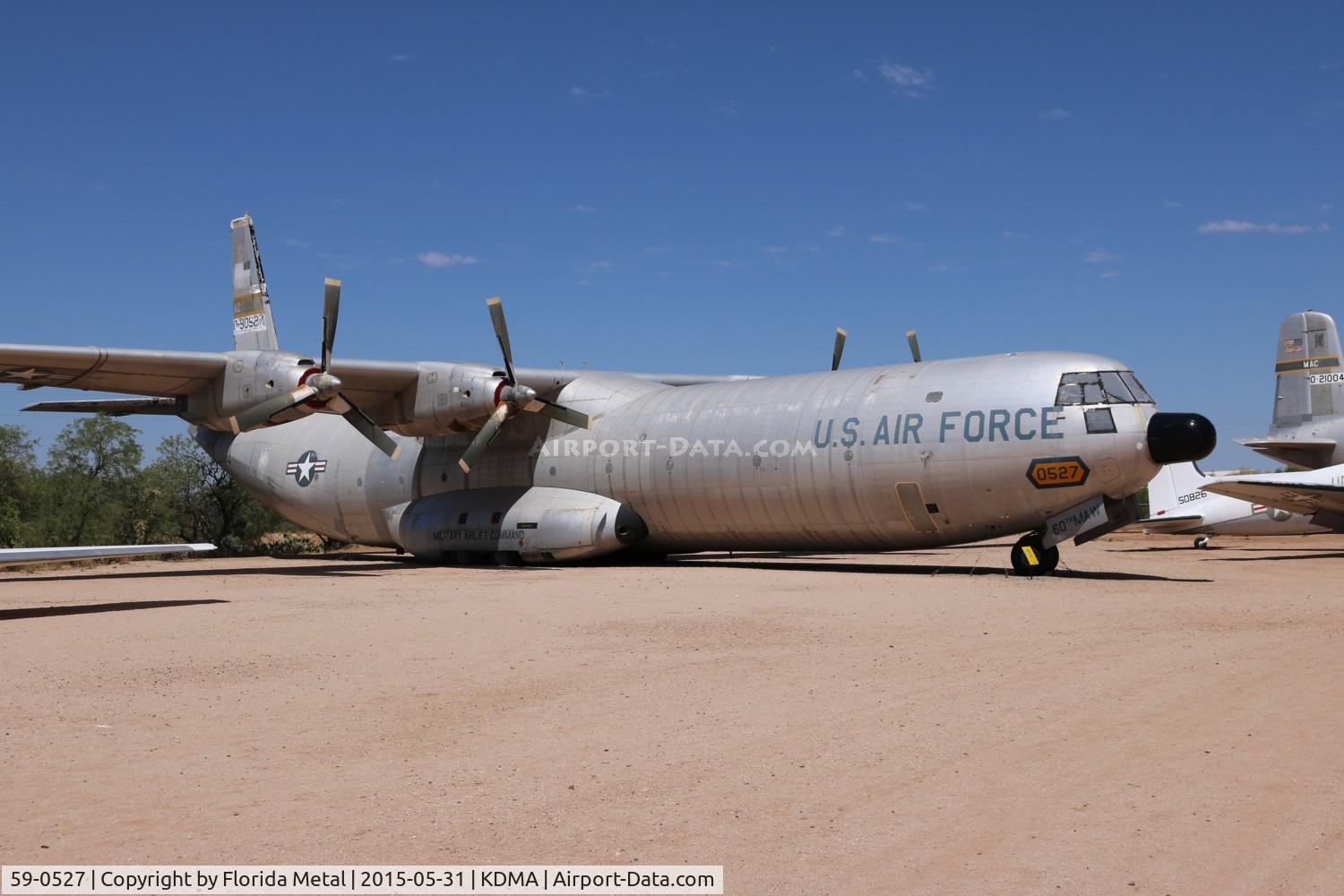 59-0527, 1959 Douglas C-133B-DL Cargomaster C/N 45578, PIMA 2015