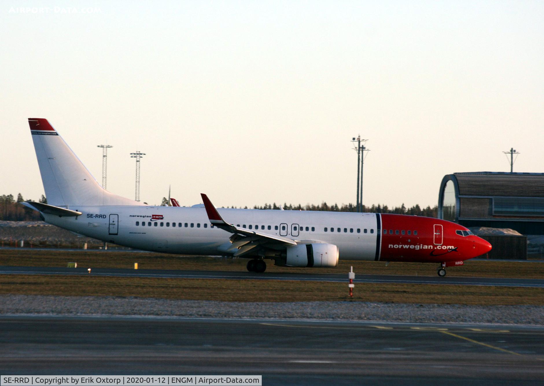 SE-RRD, 2010 Boeing 737-8JP C/N 39002, SE-RRD in OSL