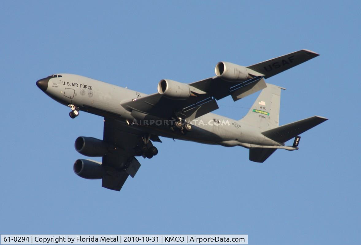 61-0294, 1961 Boeing KC-135R Stratotanker C/N 18201, Airlift and Tanker 2010