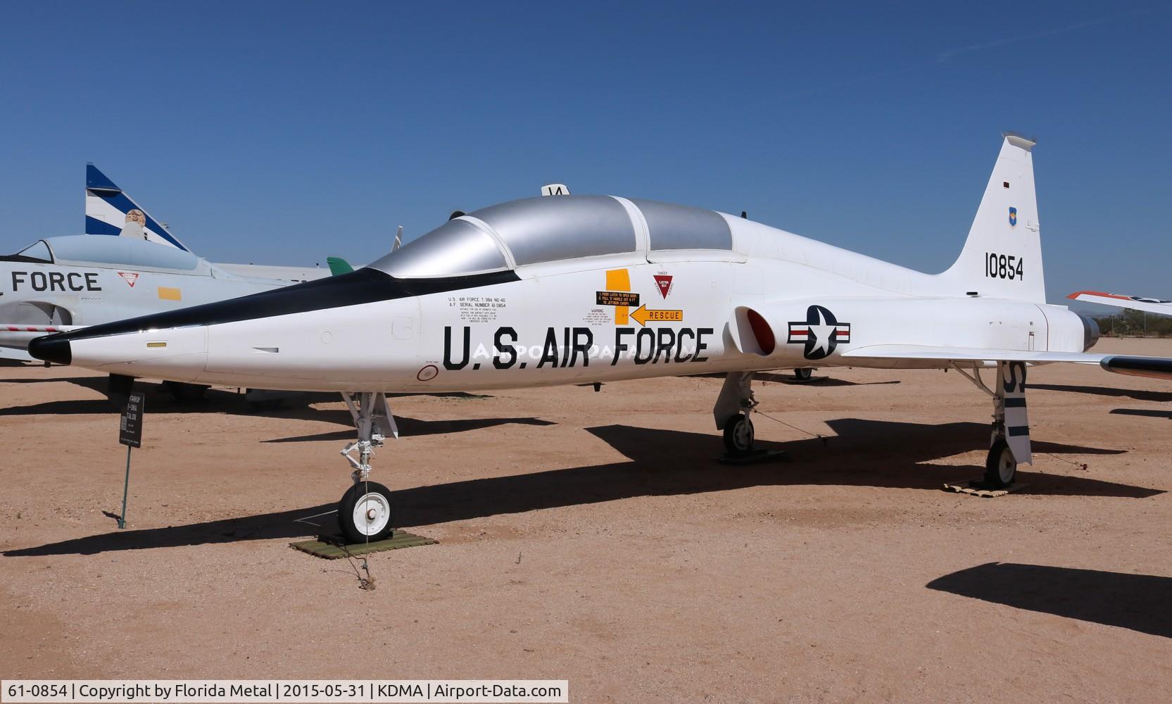 61-0854, 1961 Northrop T-38A-40-NO Talon C/N N.5220, PIMA 2015