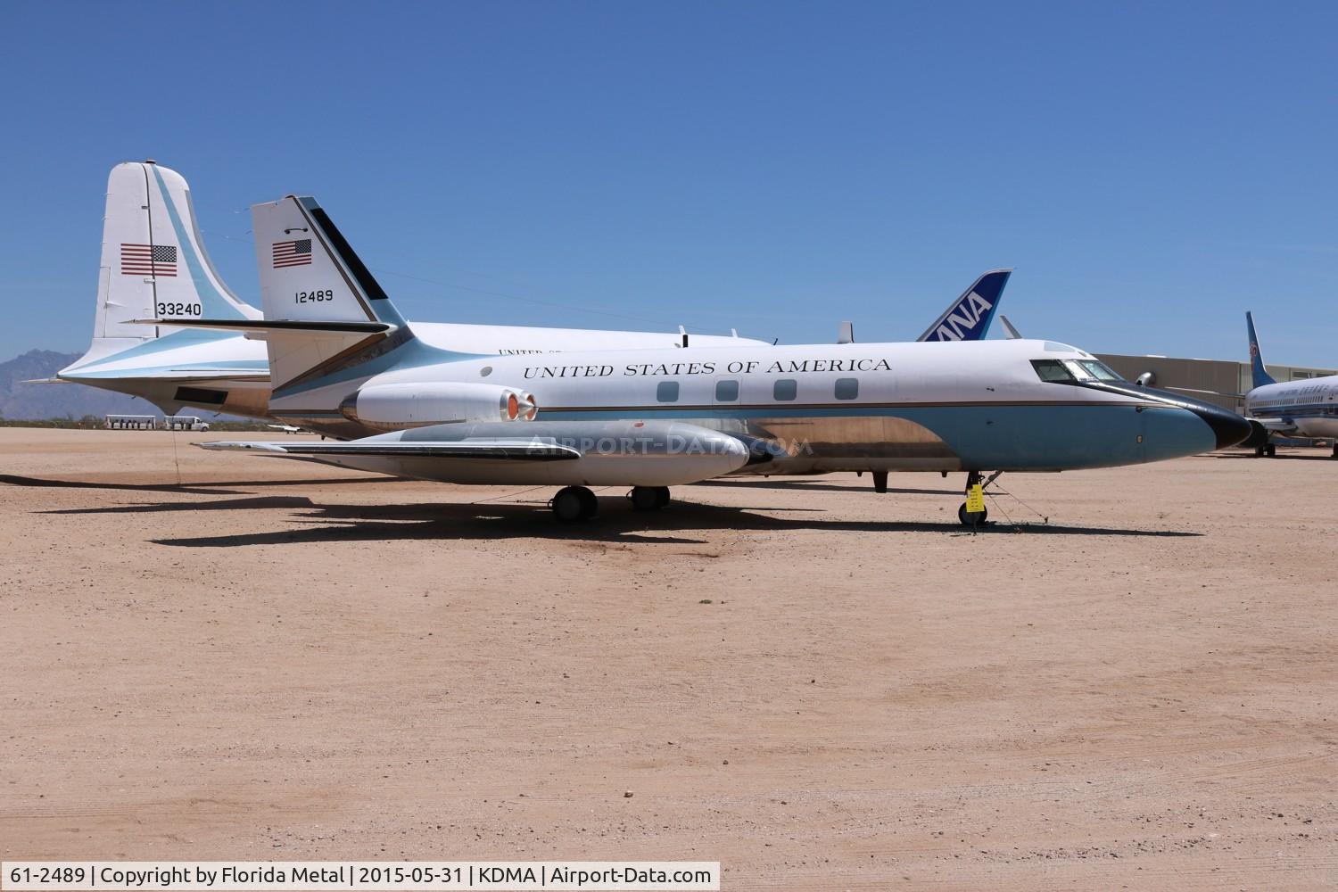 61-2489, 1961 Lockheed VC-140B-LM Jetstar C/N 1329-5022, PIMA 2015