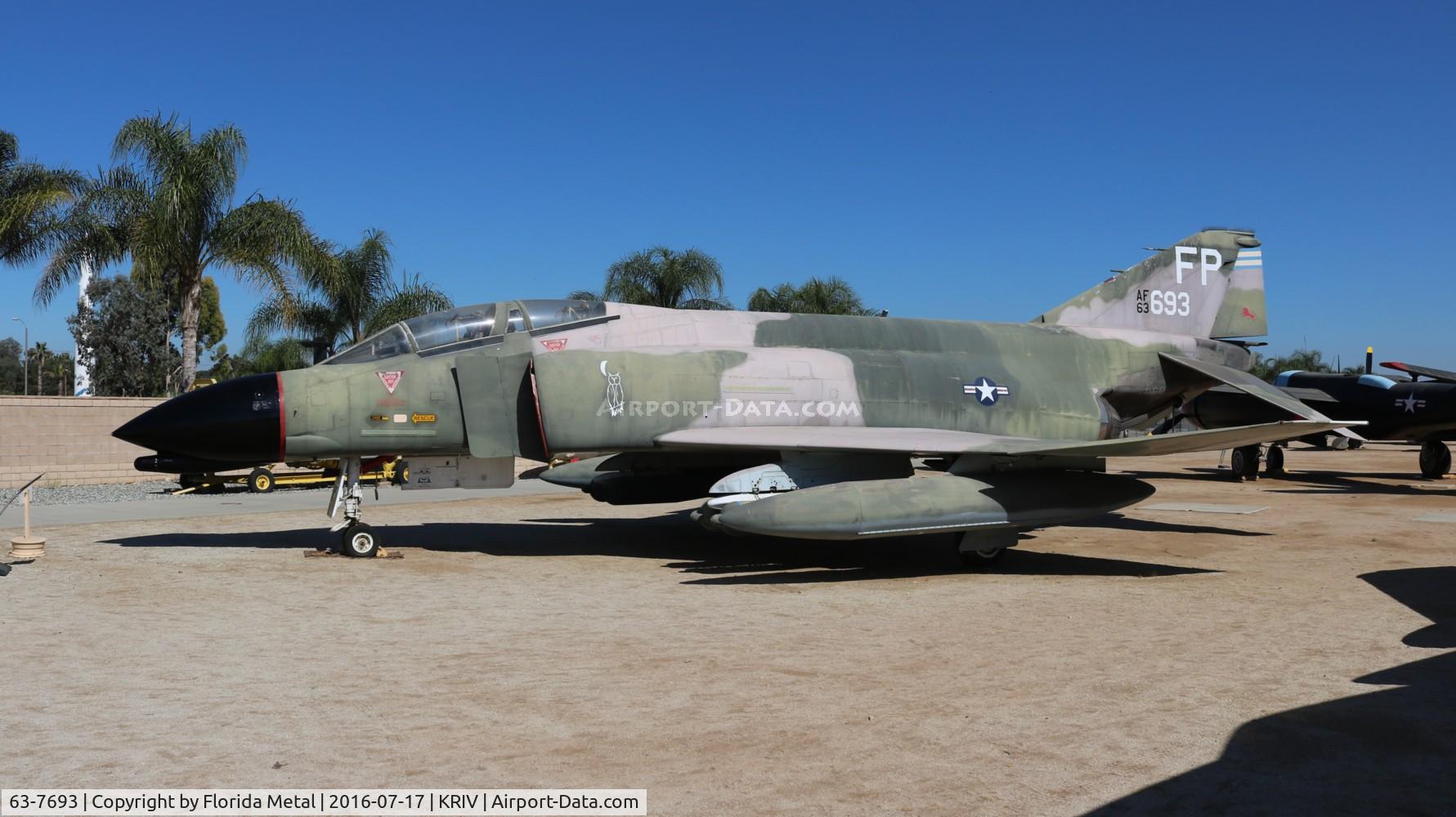 63-7693, 1963 McDonnell F-4C Phantom II C/N 828, March AFB