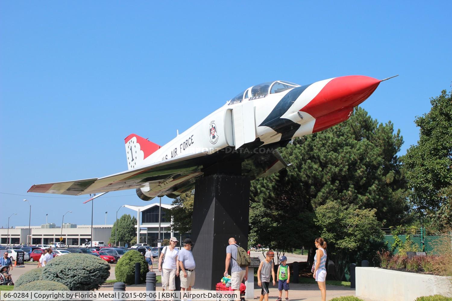 66-0284, 1966 McDonnell F-4E Phantom II C/N 2234, Cleveland gate guard