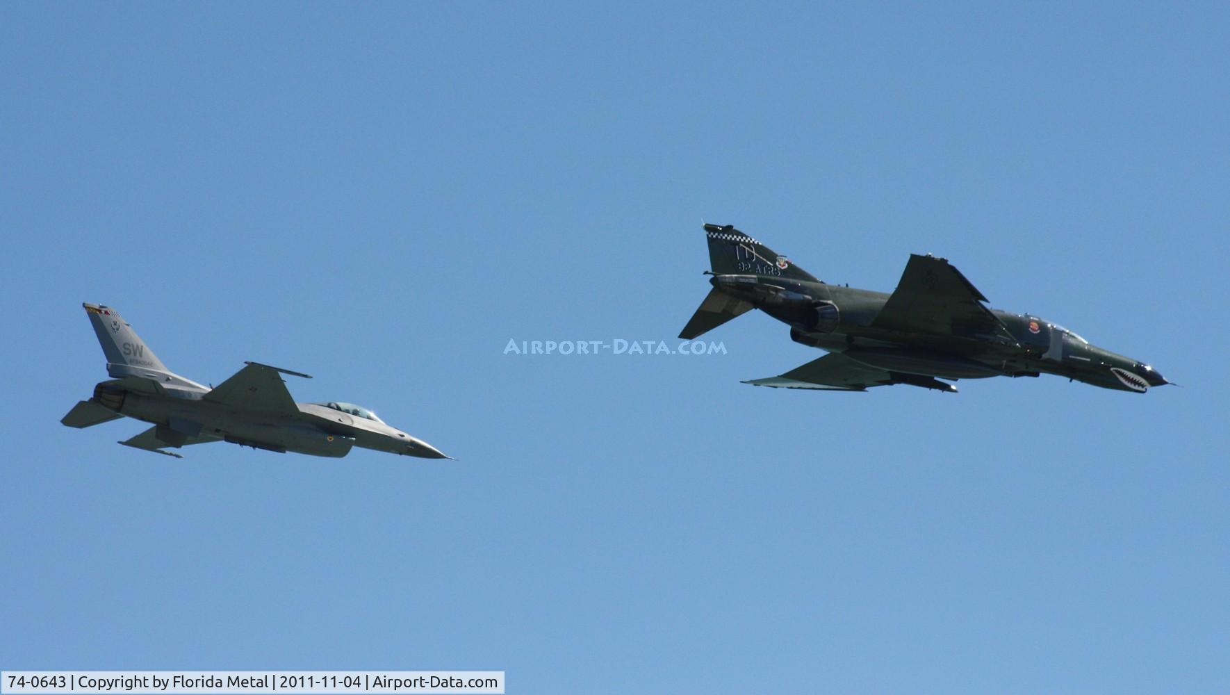 74-0643, 1974 McDonnell Douglas QF-4E Phantom II C/N 4794, Cocoa Beach 2011