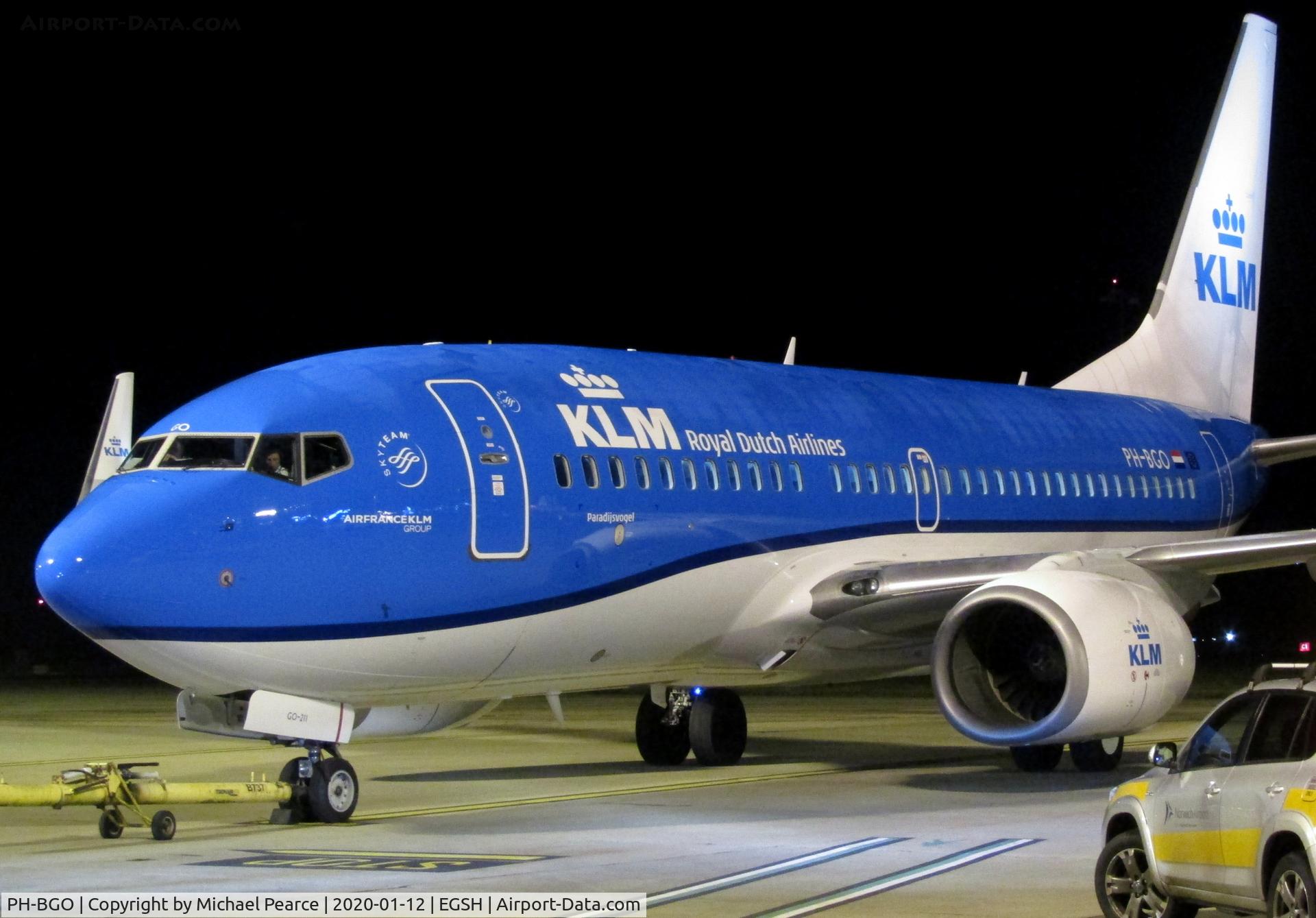 PH-BGO, 2011 Boeing 737-7K2 C/N 38126, 