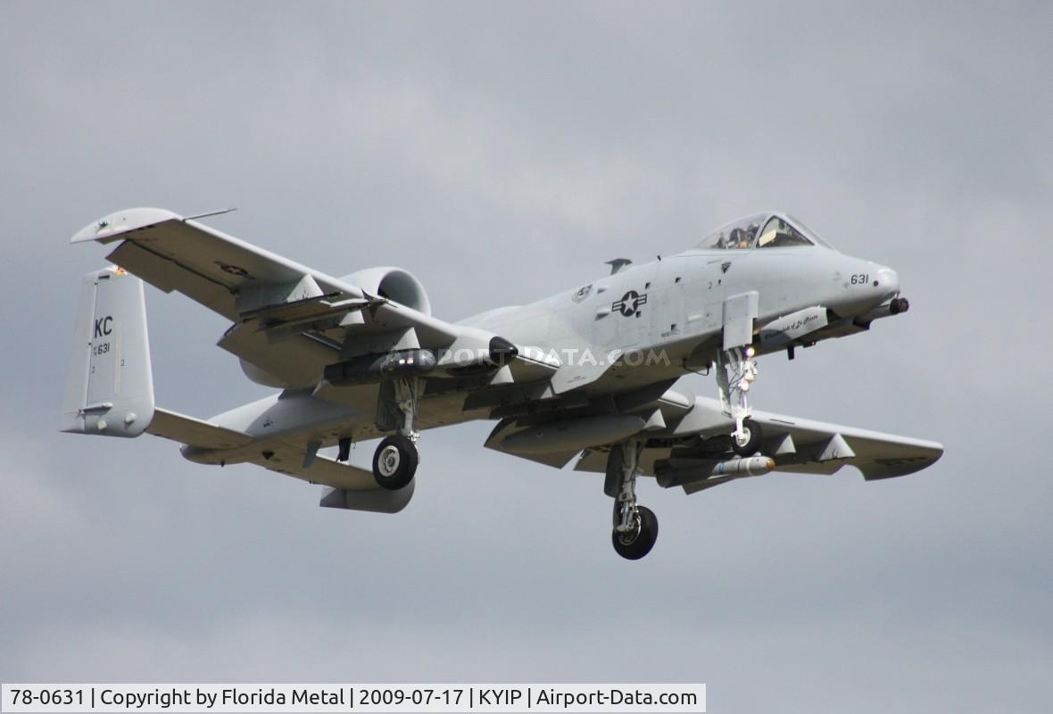 78-0631, 1978 Fairchild Republic A-10C Thunderbolt II C/N A10-0251, TOM 2009