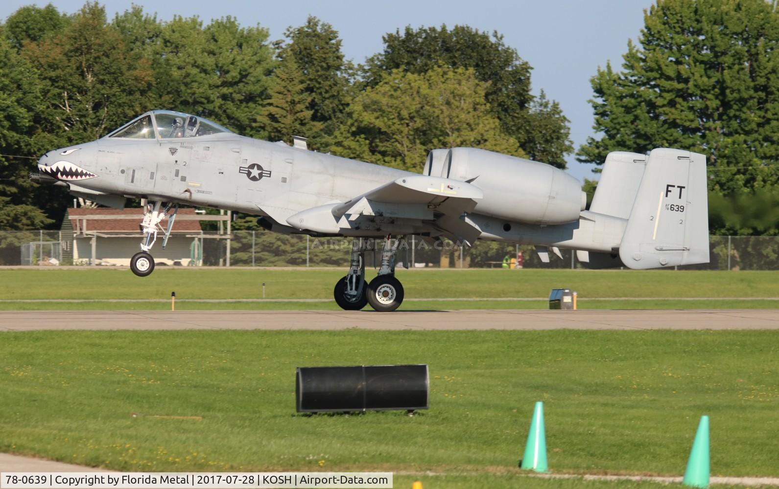 78-0639, 1978 Fairchild Republic A-10C Thunderbolt II C/N A10-0259, Air Venture 2017