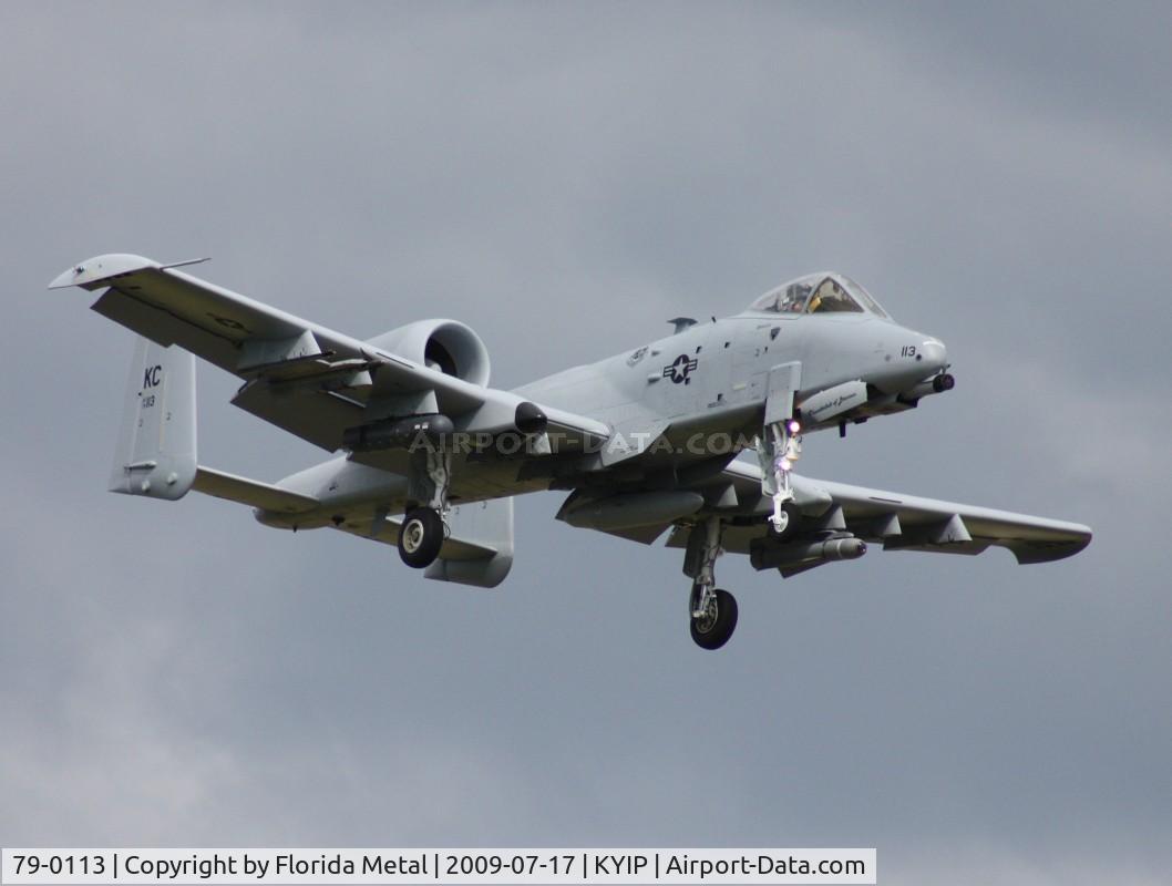 79-0113, 1979 Fairchild Republic A-10C Thunderbolt II C/N A10-0377, TOM 2009