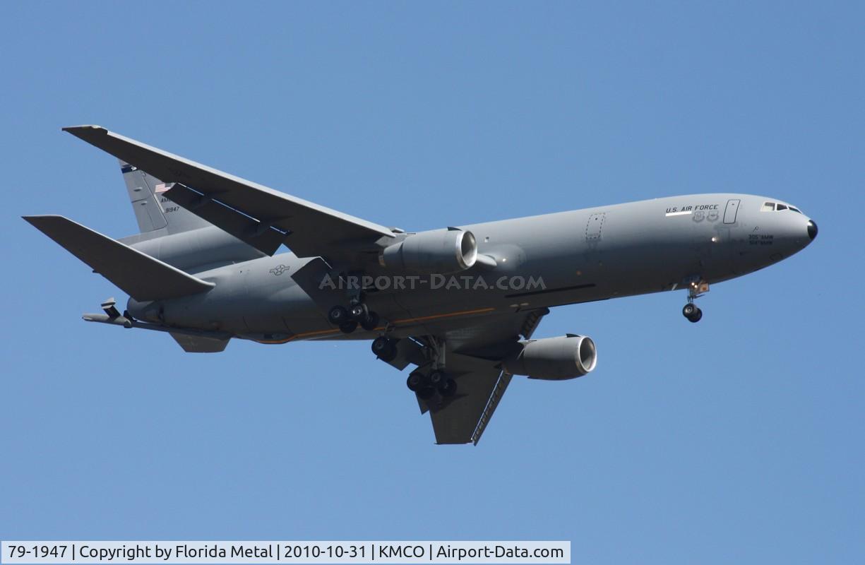 79-1947, 1982 McDonnell Douglas KC-10A Extender C/N 48207, Airlift and Tanker 2010