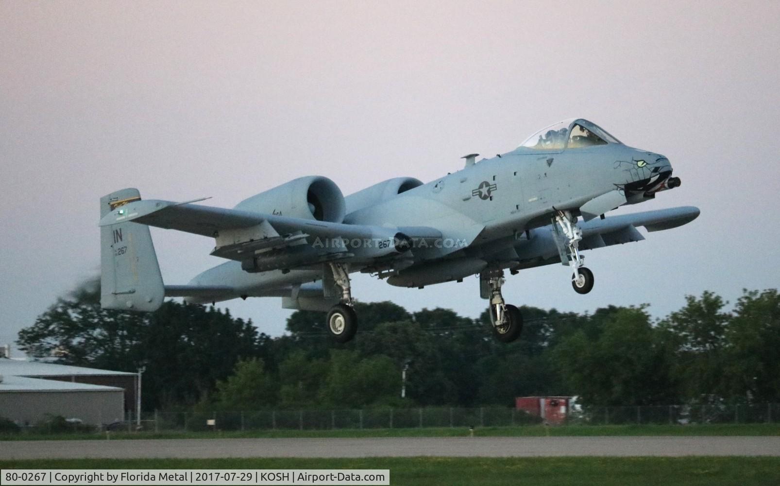80-0267, 1980 Fairchild Republic A-10C Thunderbolt II C/N A10-0617, Air Venture 2017