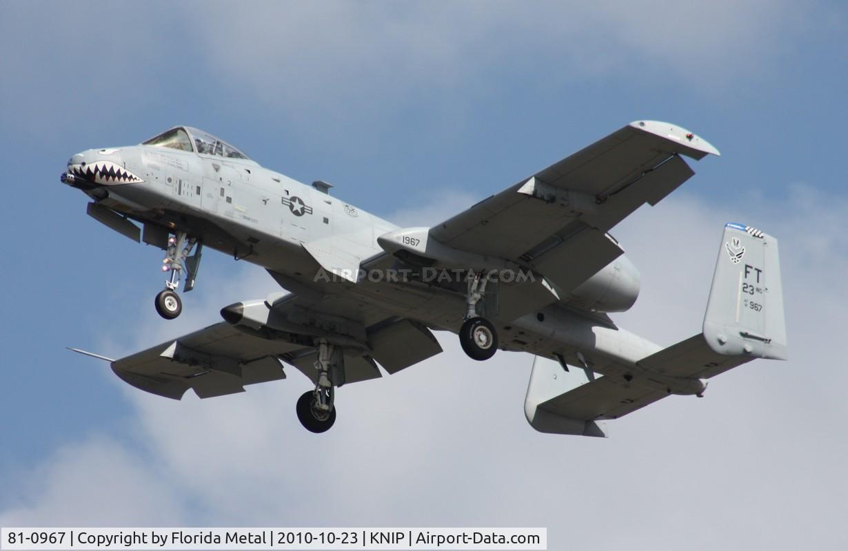 81-0967, 1981 Fairchild Republic A-10C Thunderbolt II C/N A10-0662, NAS JAX 2010