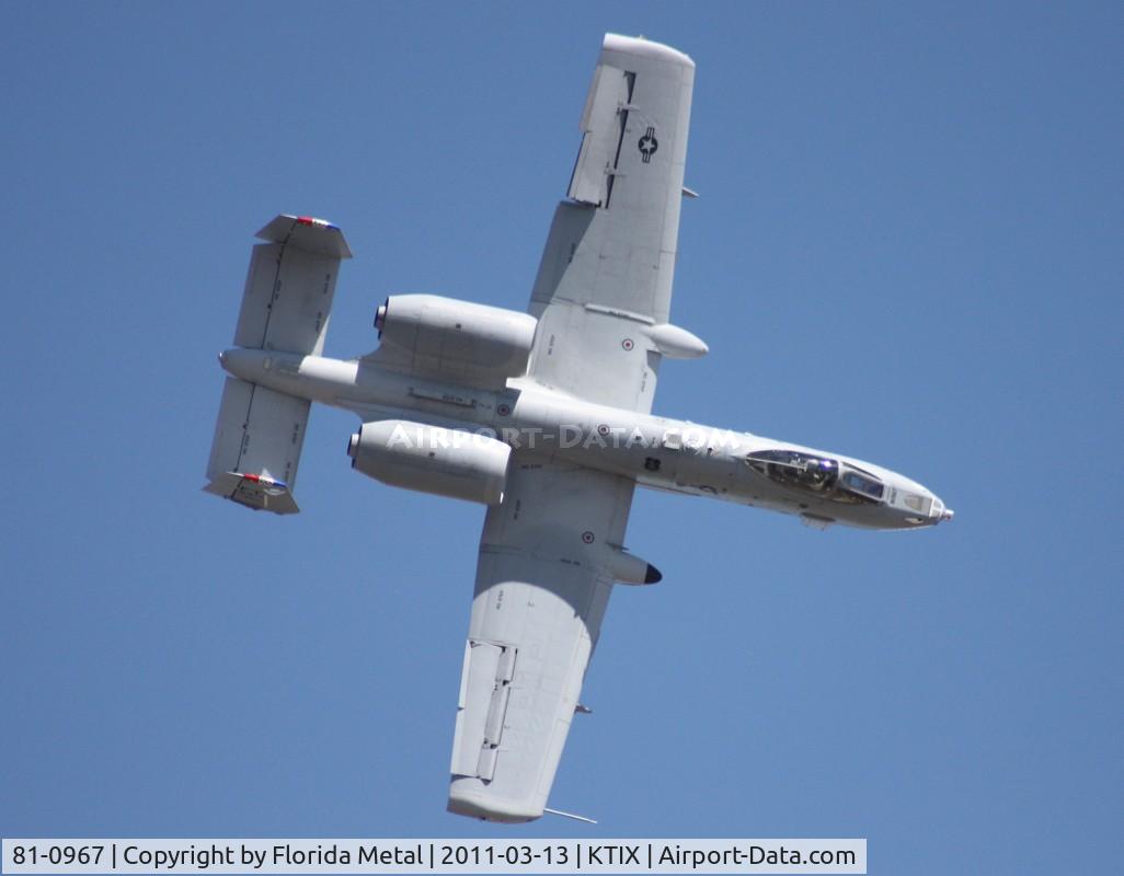 81-0967, 1981 Fairchild Republic A-10C Thunderbolt II C/N A10-0662, TICO 2011