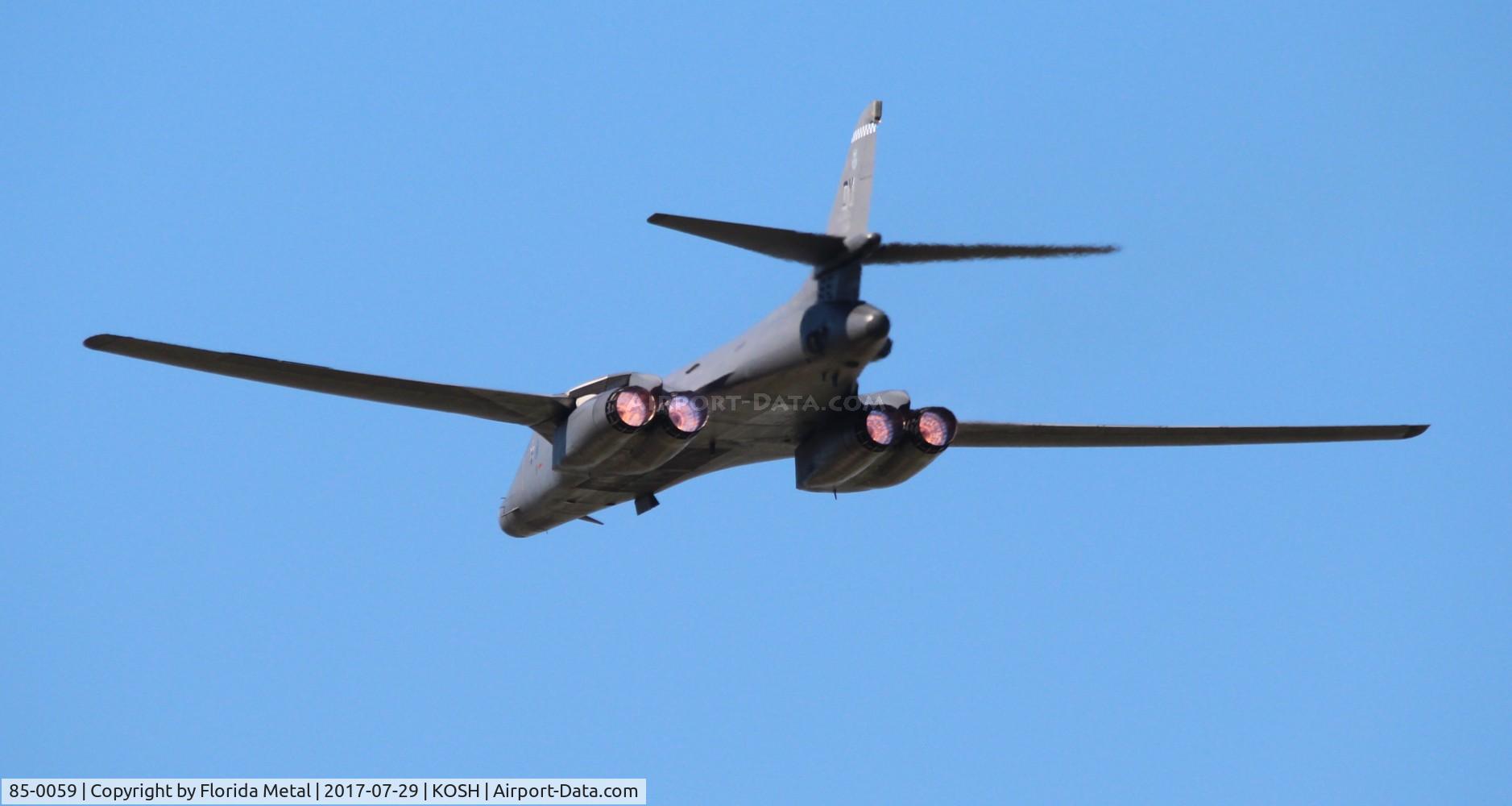 85-0059, 1985 Rockwell B-1B Lancer C/N 19, Air Venture 2017