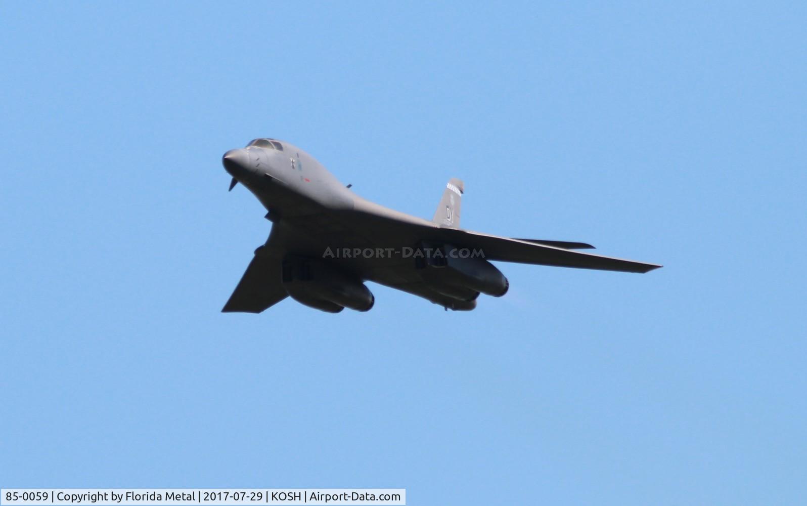 85-0059, 1985 Rockwell B-1B Lancer C/N 19, Air Venture 2017