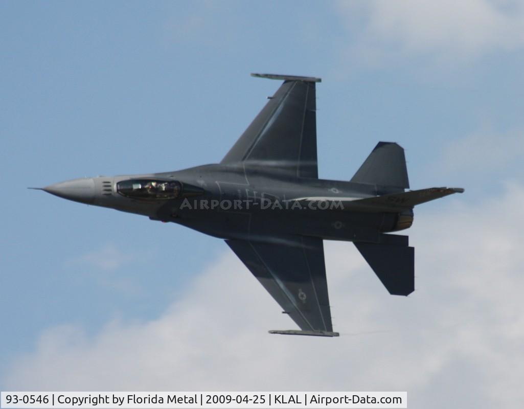 93-0546, 1993 Lockheed F-16C Fighting Falcon C/N CC-181, Sun N Fun 2009