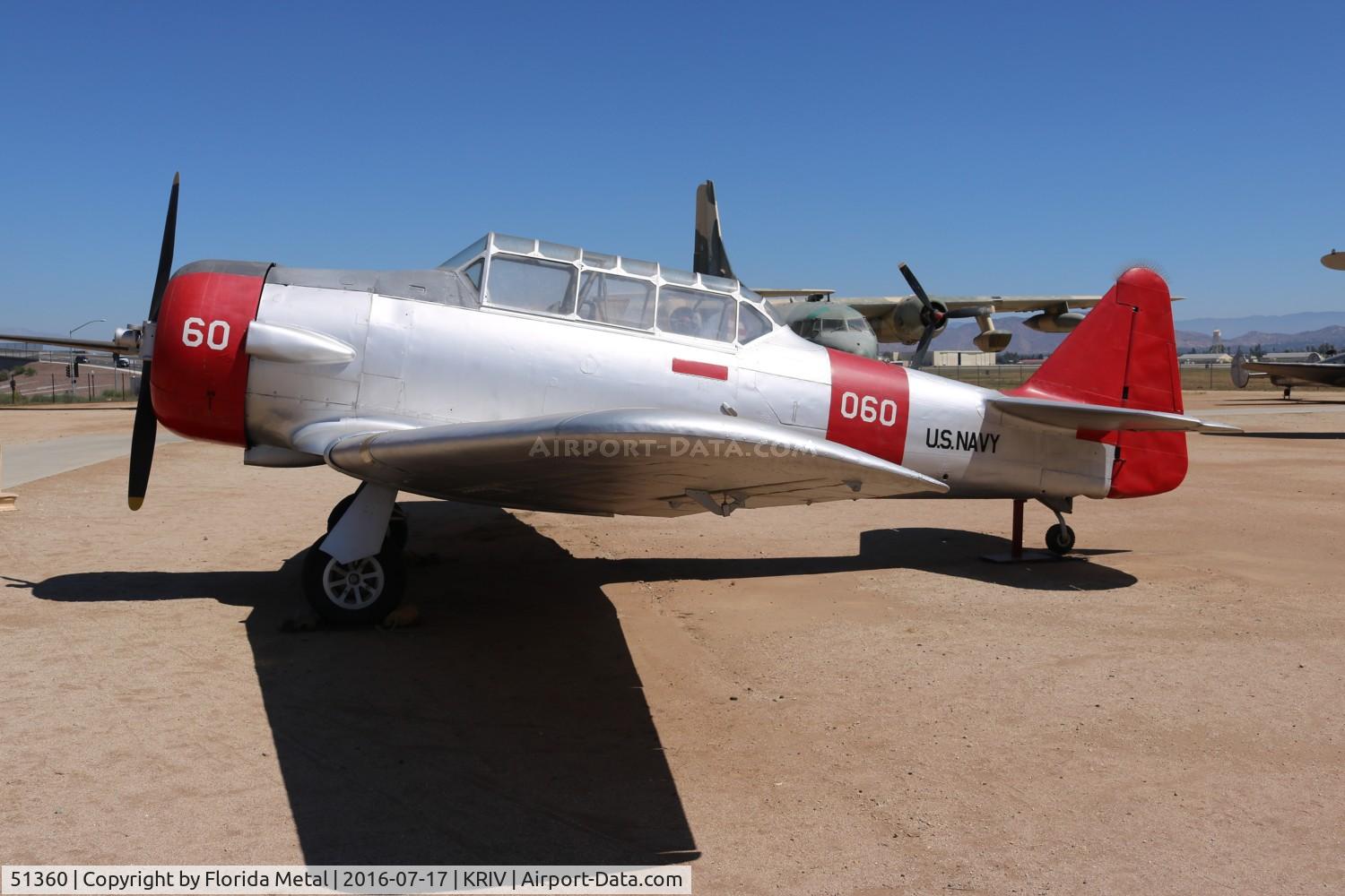 51360, 1943 North American SNJ-4 Texan C/N 88-13627, March AFB