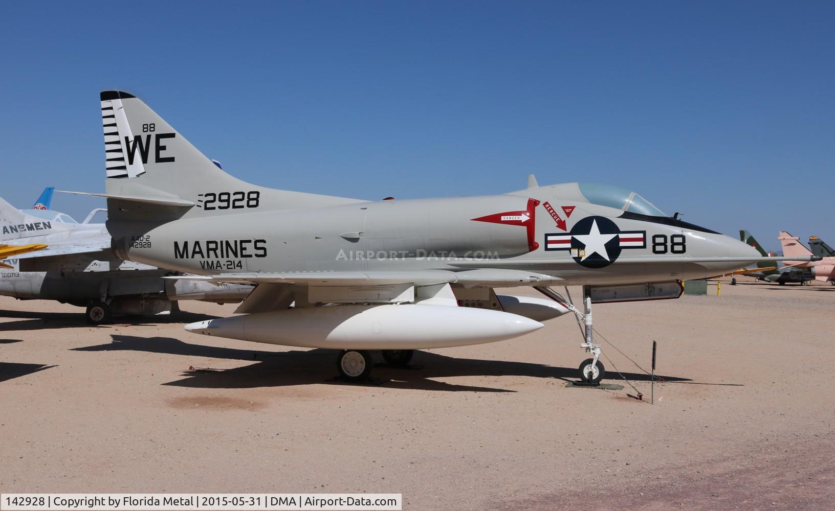 142928, Douglas A-4B Skyhawk C/N 11990, PIMA 2015