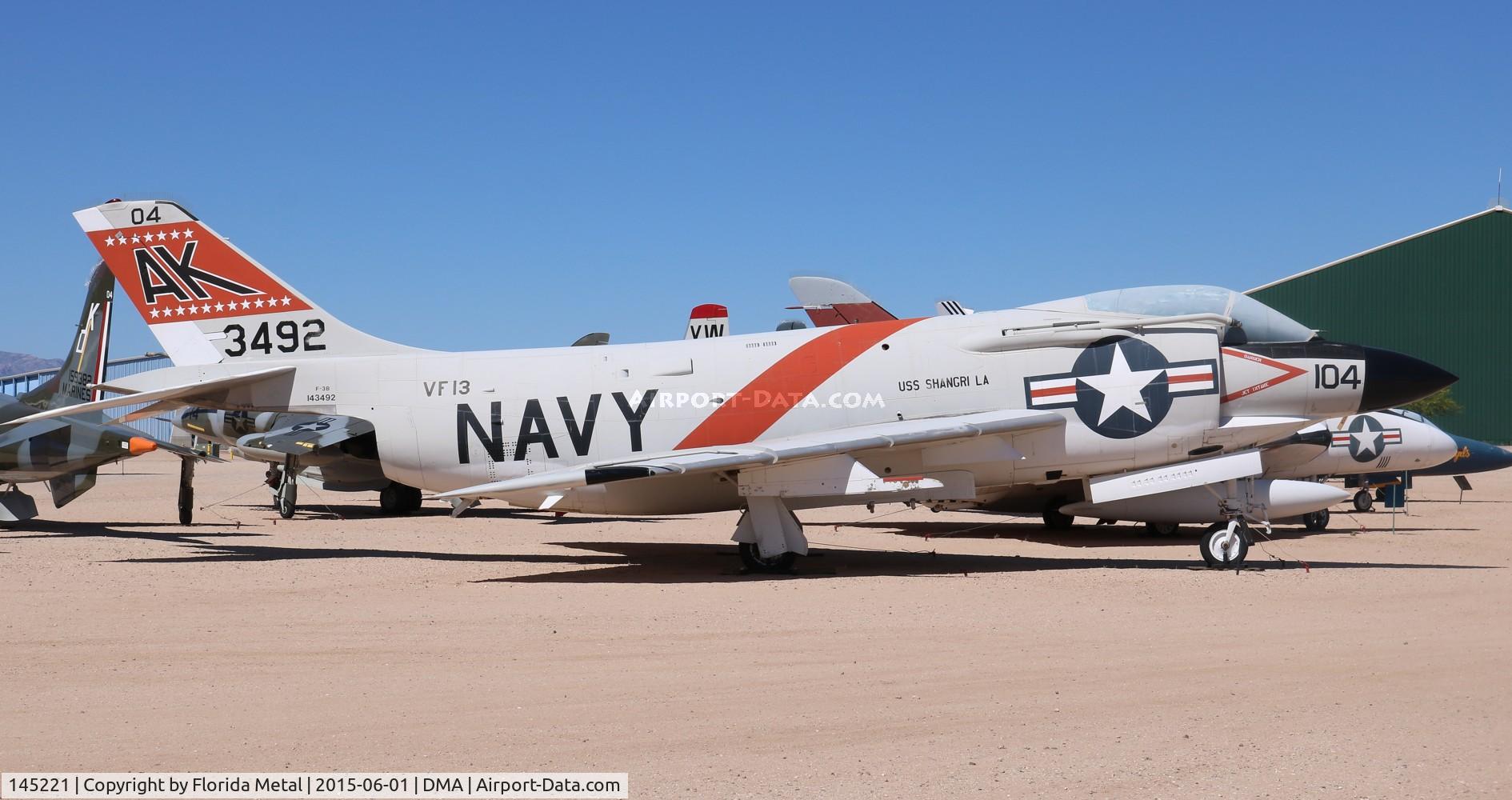 145221, McDonnell F-3B Demon C/N 390, PIMA 2015