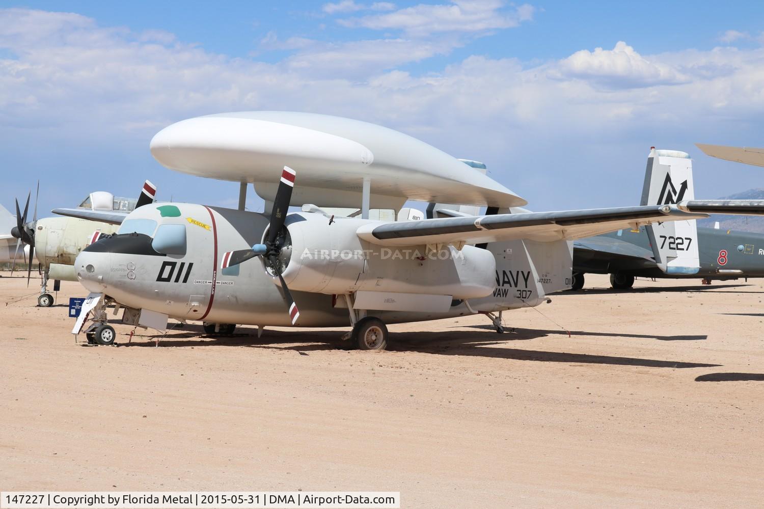 147227, Grumman E-1B Tracer (G-117) C/N 26, PIMA 2015