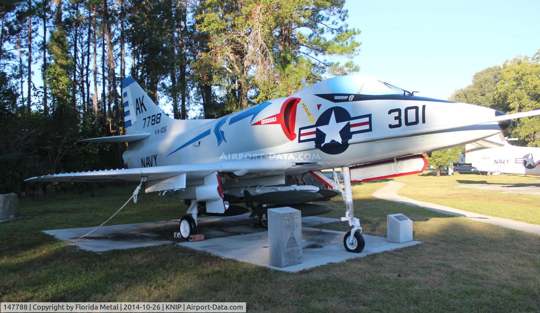 147788, Douglas A-4C Skyhawk C/N 12552, Gate Guard JAX