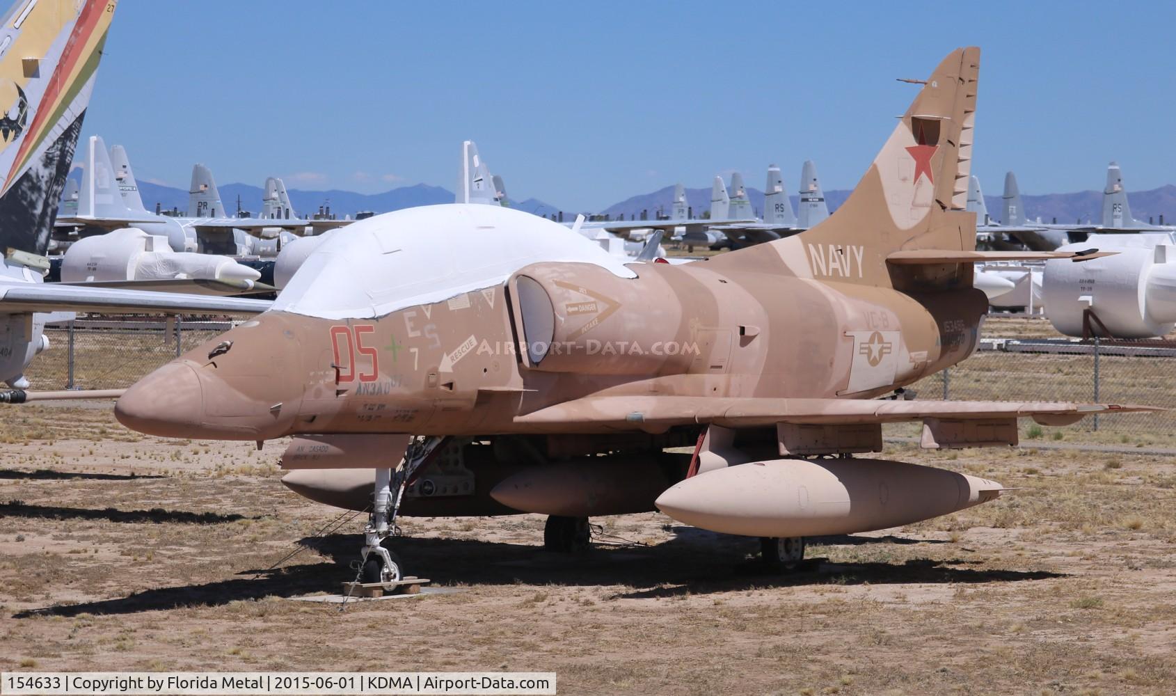 154633, Douglas OA-4M Skyhawk (TA-4F) C/N 13751, PIMA boneyard