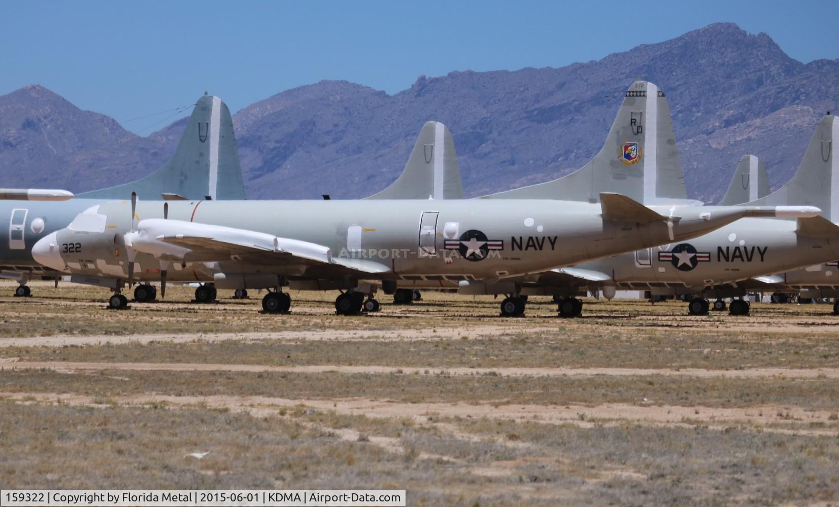 159322, 1974 Lockheed P-3C Orion C/N 285A-5612, PIMA boneyard
