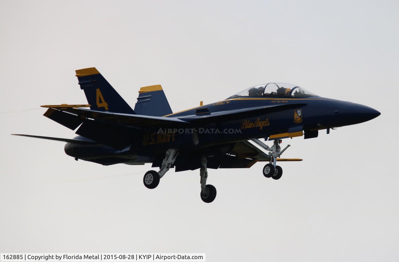 162885, McDonnell Douglas F/A-18B Hornet C/N 434/B076, TOM 2015