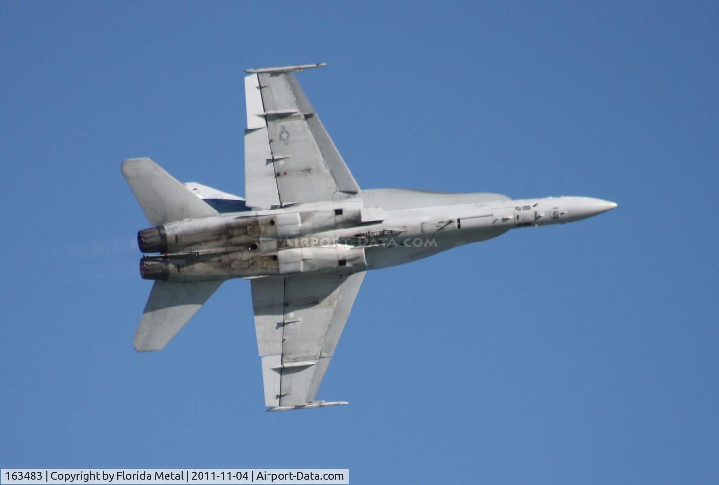 163483, 1988 McDonnell Douglas F/A-18C Hornet C/N 0714/C042, Cocoa Beach 2011