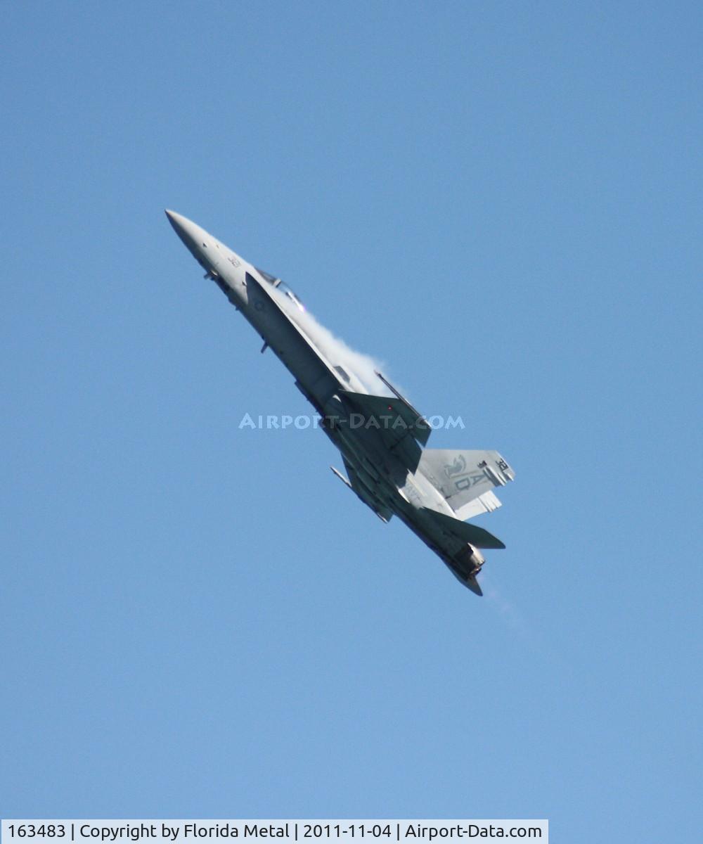 163483, 1988 McDonnell Douglas F/A-18C Hornet C/N 0714/C042, Cocoa Beach 2011