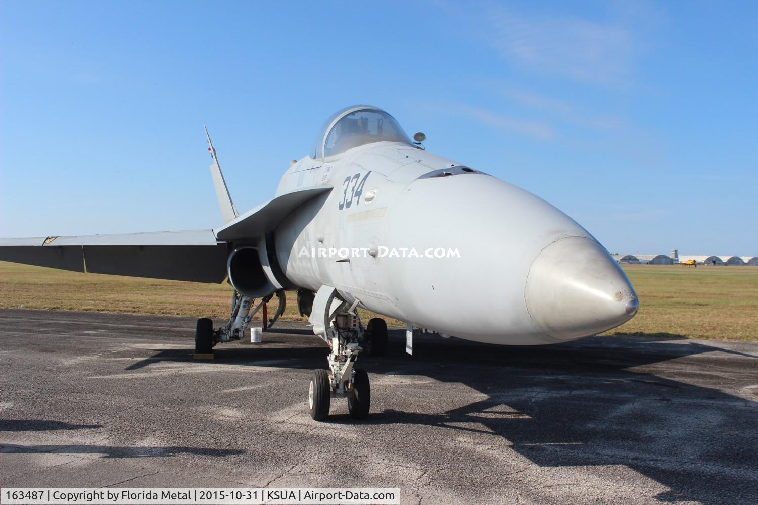 163487, 1988 McDonnell Douglas F/A-18C Hornet C/N 721/C045, Stuart Air Show 2015