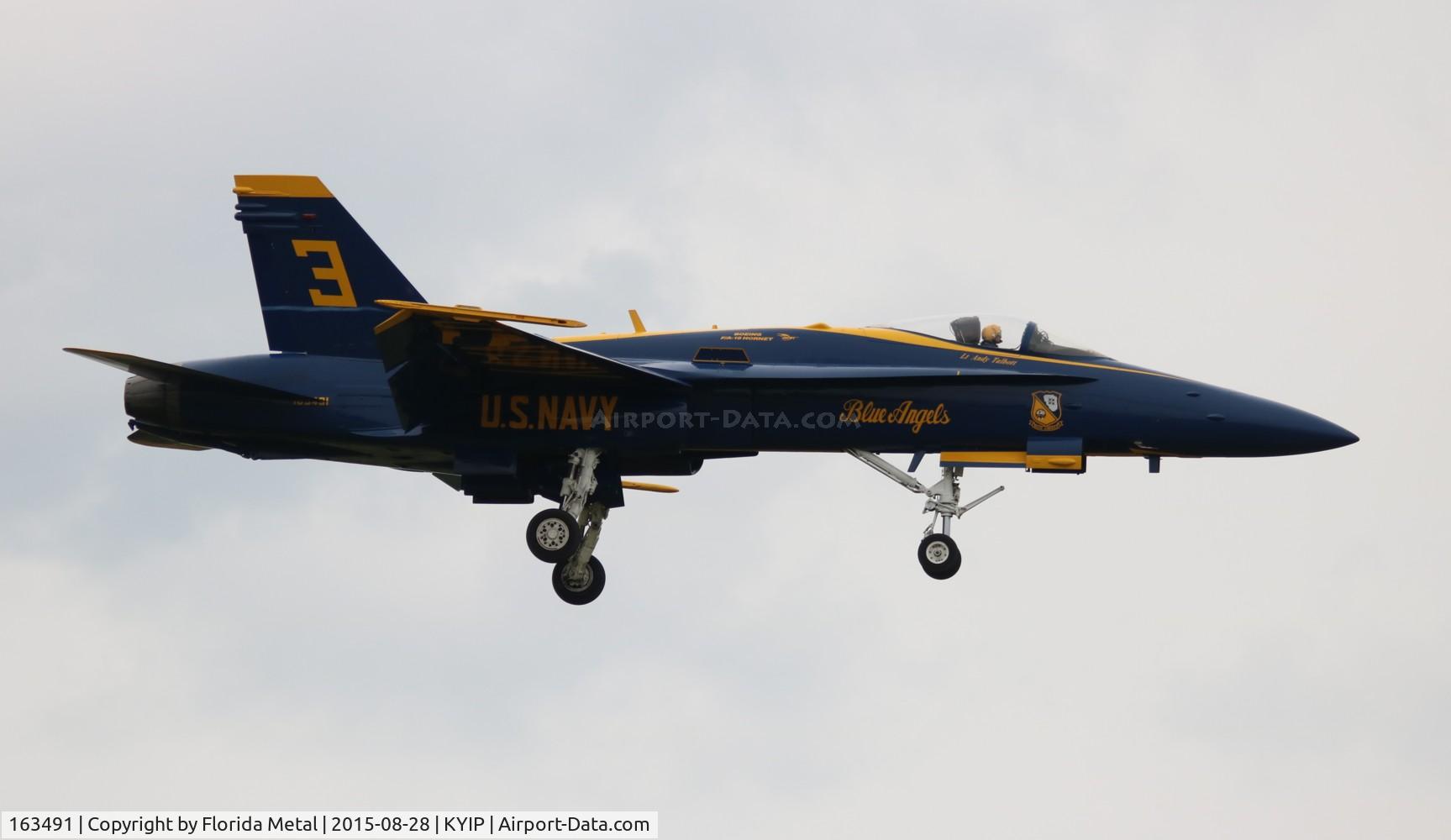 163491, 1988 McDonnell Douglas F/A-18C Hornet C/N 727/C048, TOM 2015