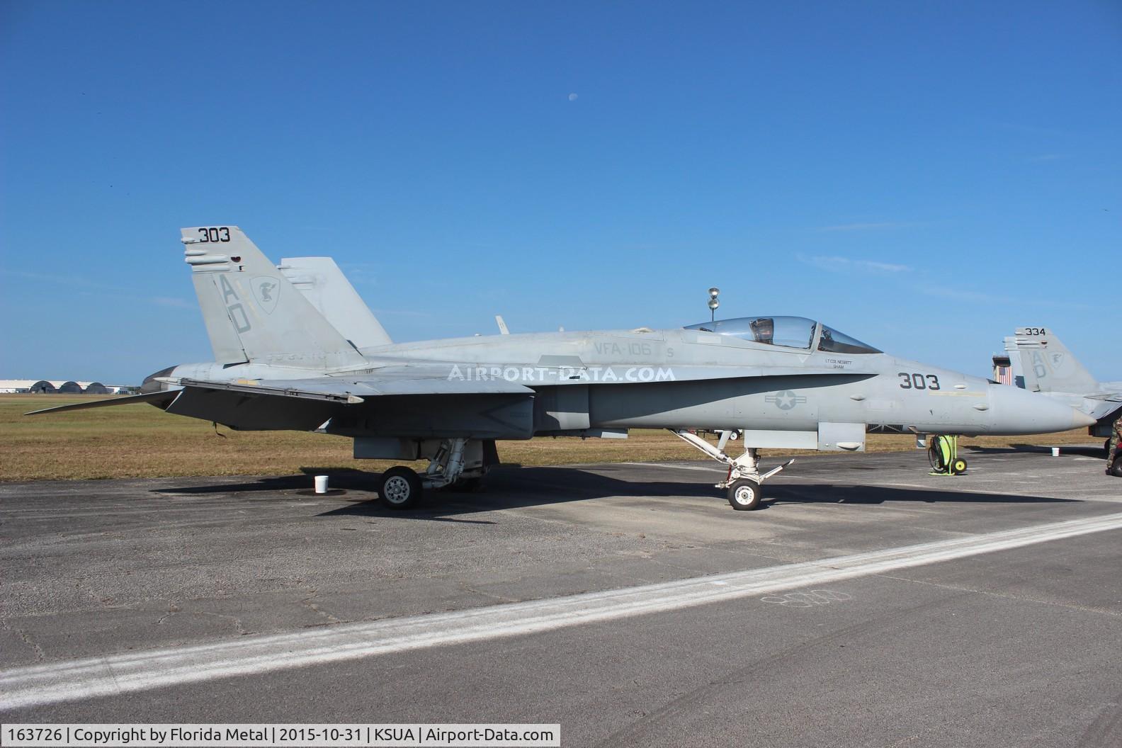 163726, 1989 McDonnell Douglas F/A-18C Hornet C/N 0793/C086, Stuart 2015