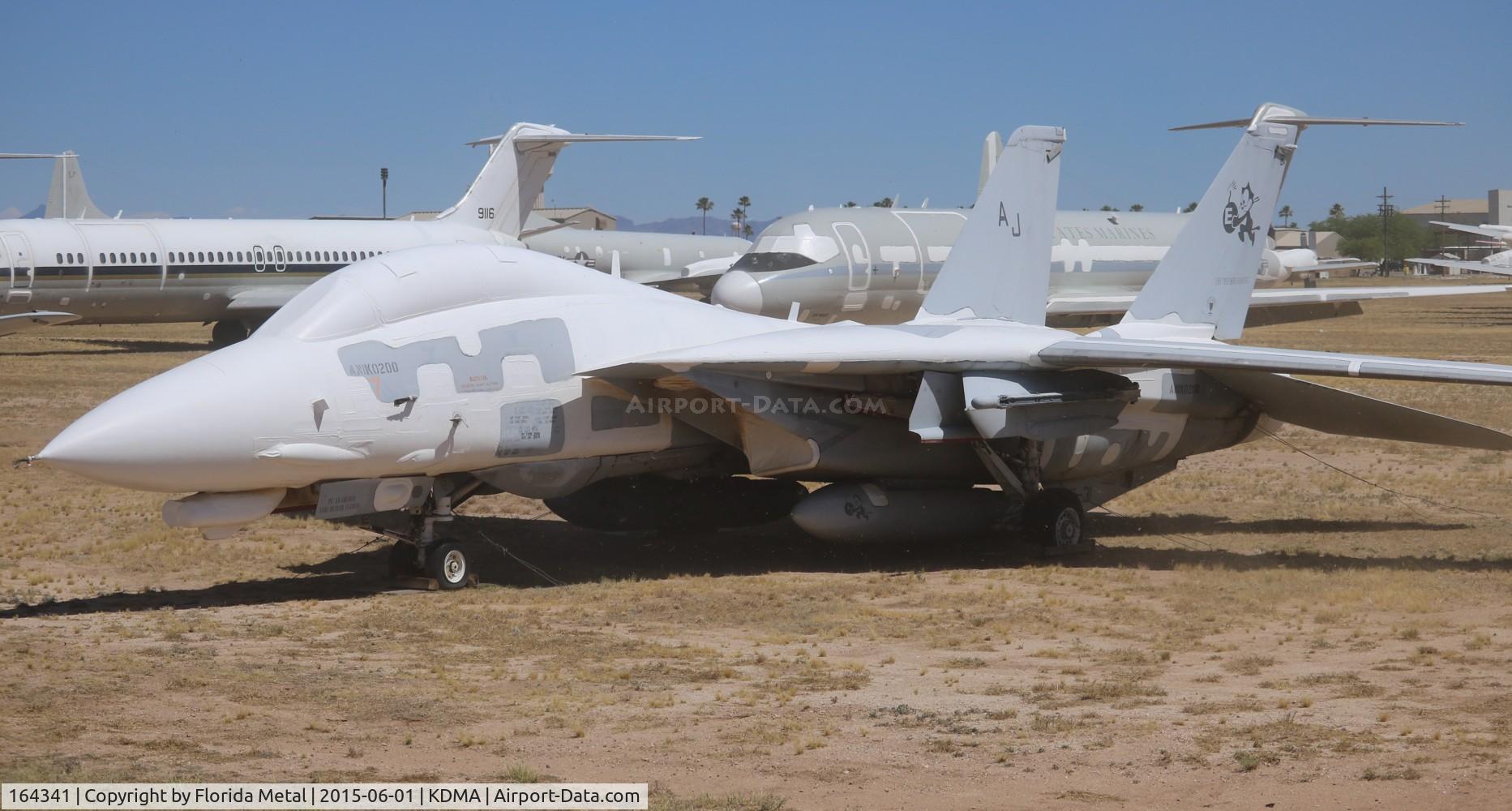 164341, Grumman F-14D Tomcat C/N 616/D-21, PIMA boneyard