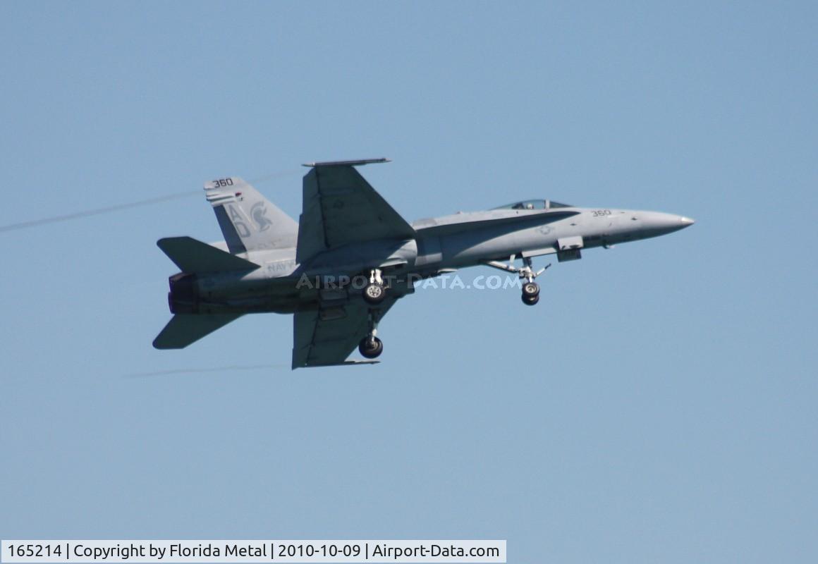 165214, McDonnell Douglas F/A-18C Hornet C/N 1394/C441, Daytona Beach 2010