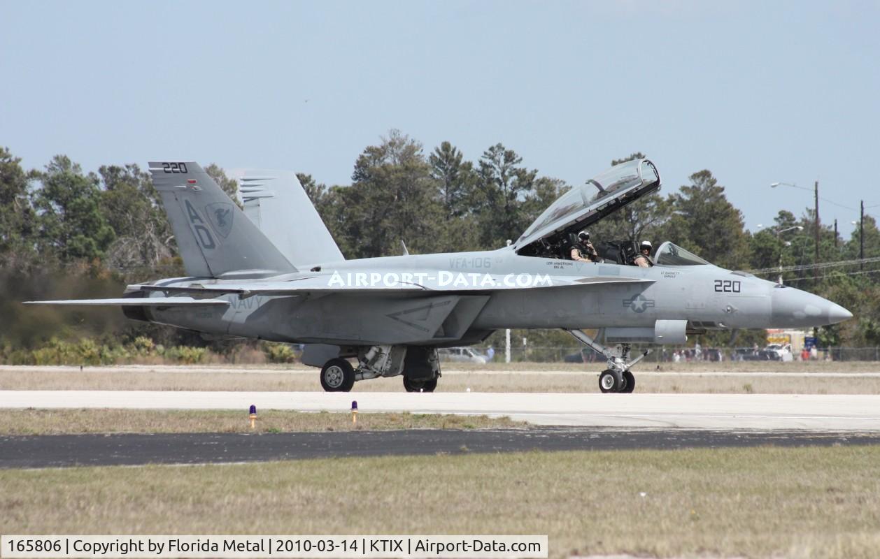 165806, Boeing F/A-18F Super Hornet C/N 1543/F032, TICO 2010