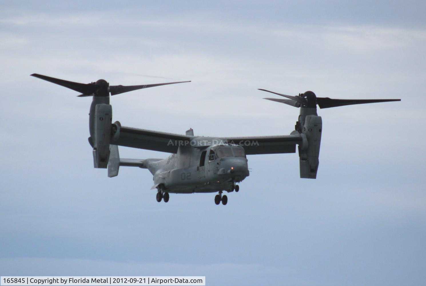 165845, Bell-Boeing MV-22B Osprey C/N D0031, Cocoa Beach 2012