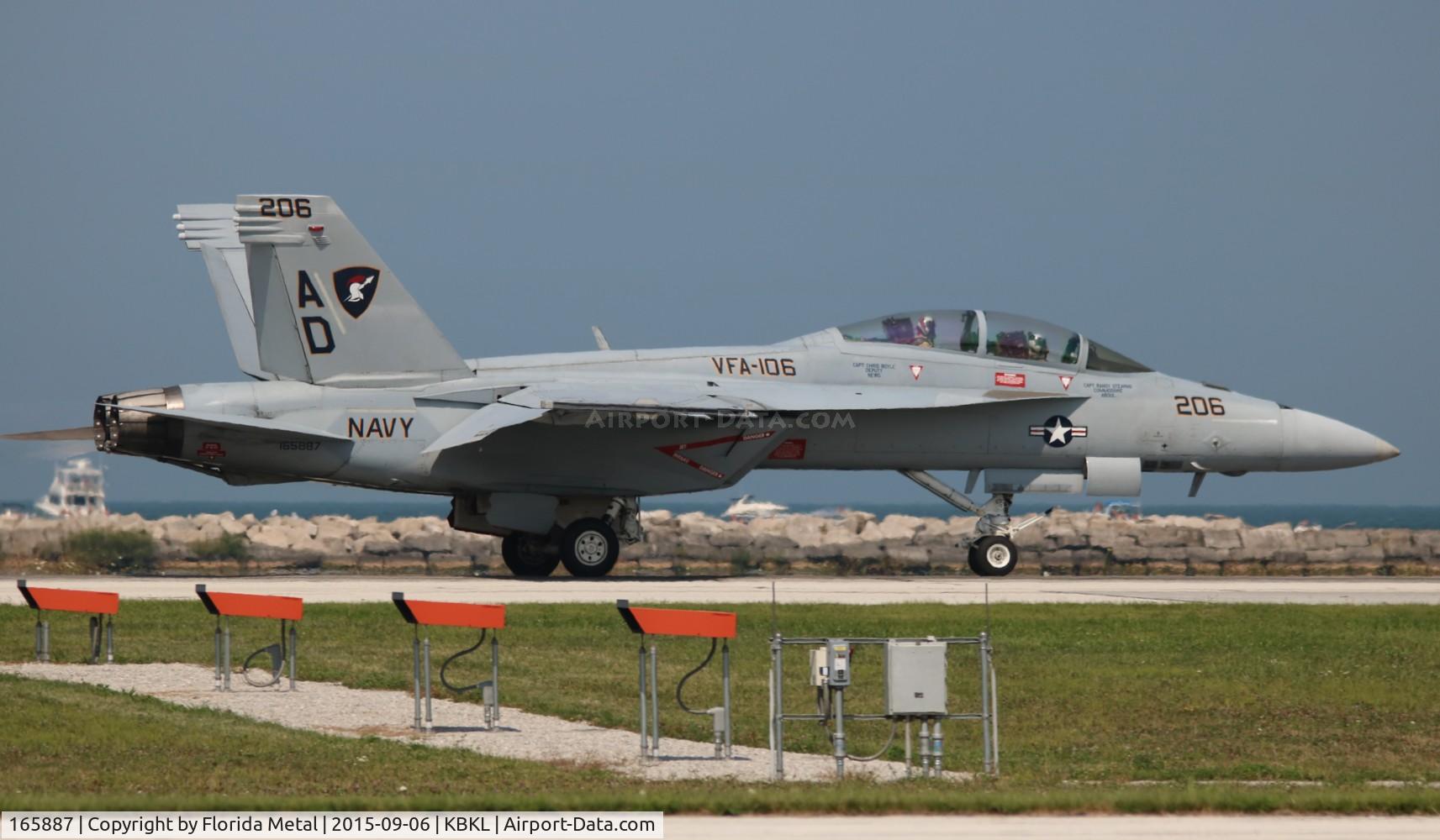 165887, Boeing F/A-18F Super Hornet C/N F047, Cleveland 2015