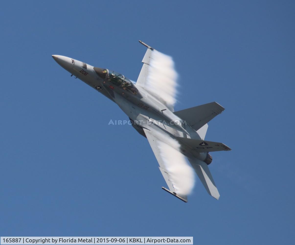 165887, Boeing F/A-18F Super Hornet C/N F047, Cleveland 2015