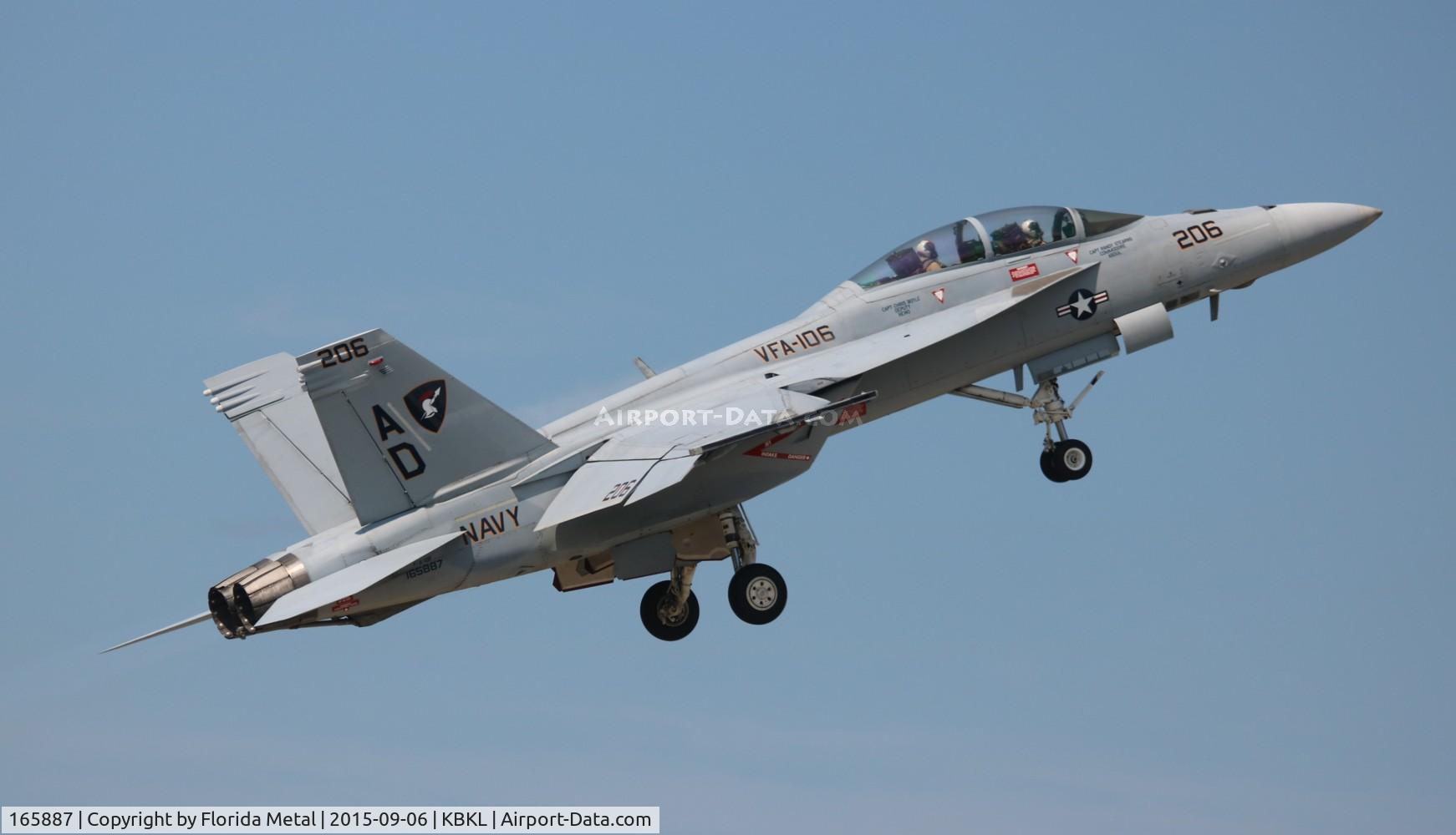165887, Boeing F/A-18F Super Hornet C/N F047, Cleveland 2015