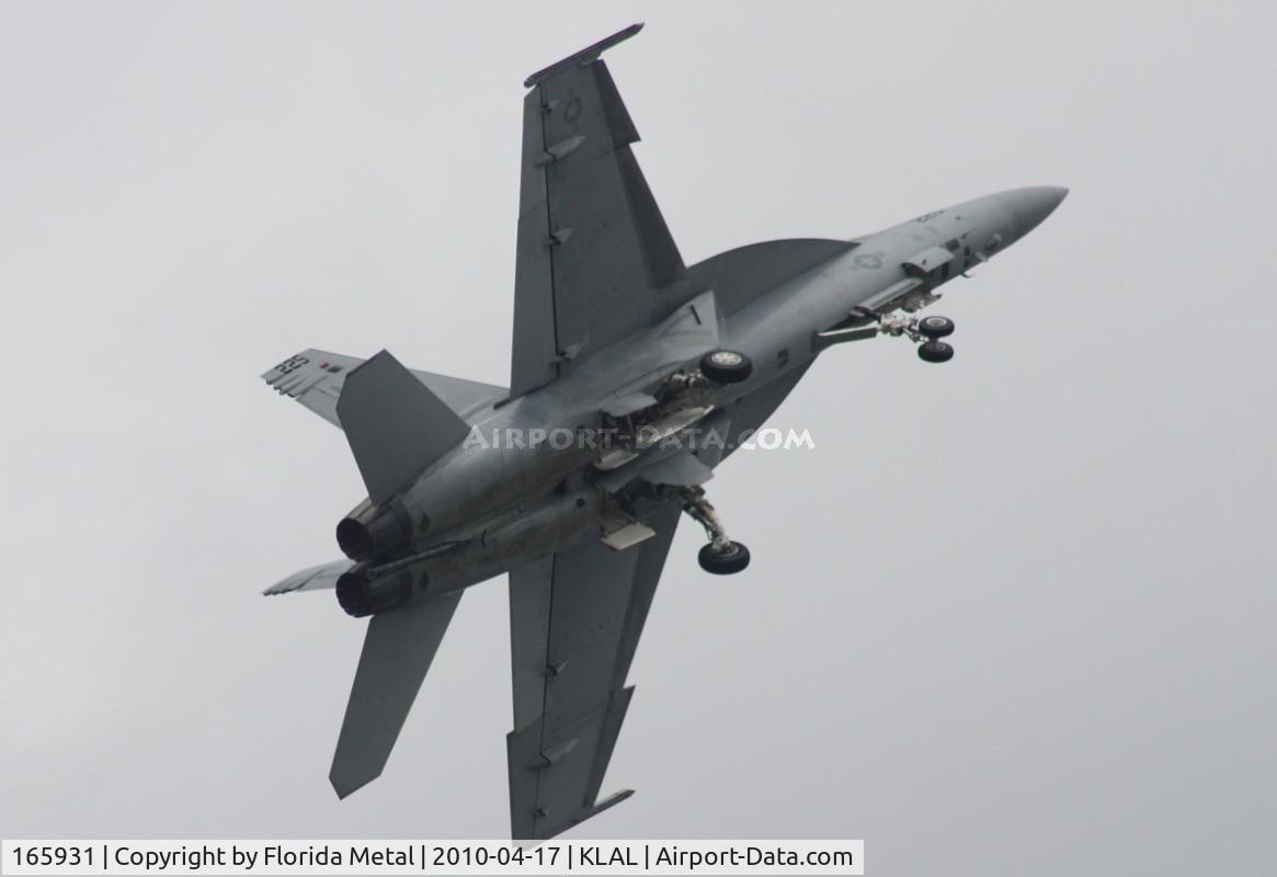 165931, Boeing F/A-18F Super Hornet C/N F077, Sun N Fun 2010