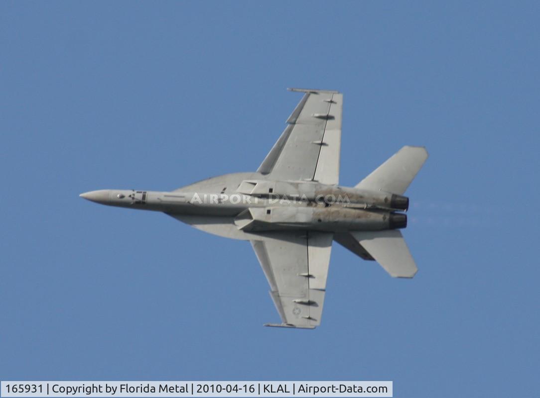 165931, Boeing F/A-18F Super Hornet C/N F077, Sun N fun 2010